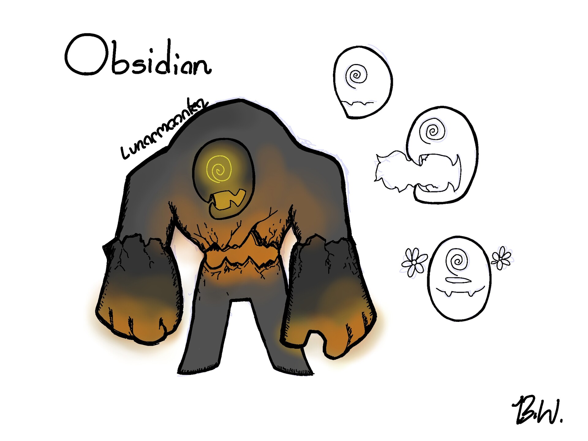 ArtStation Character Sheet Obsidian (Updated)