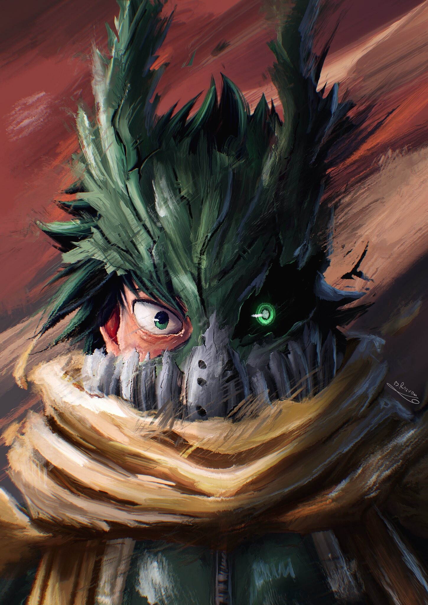 Artstation dark deku