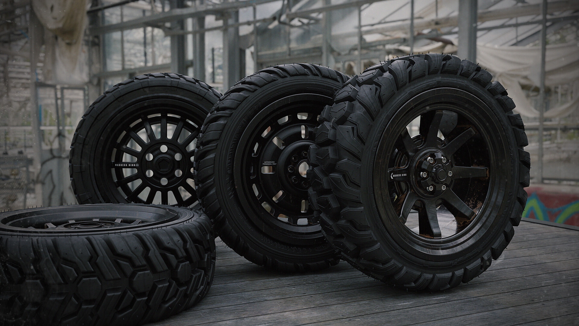 ArtStation Tire/Rim designs