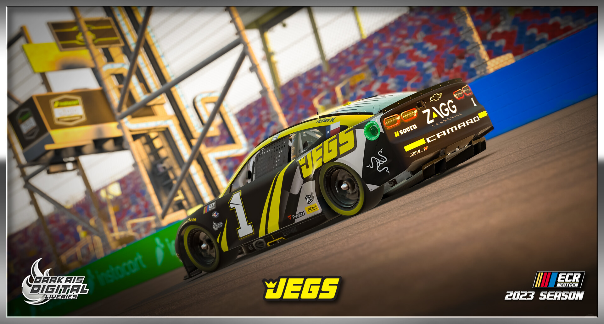 NASCAR livery развертка