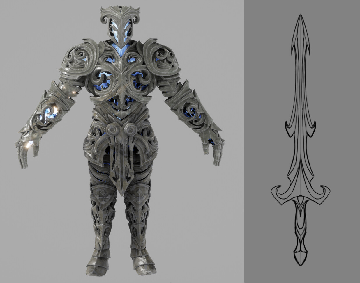 Initial Guardian sword concept 