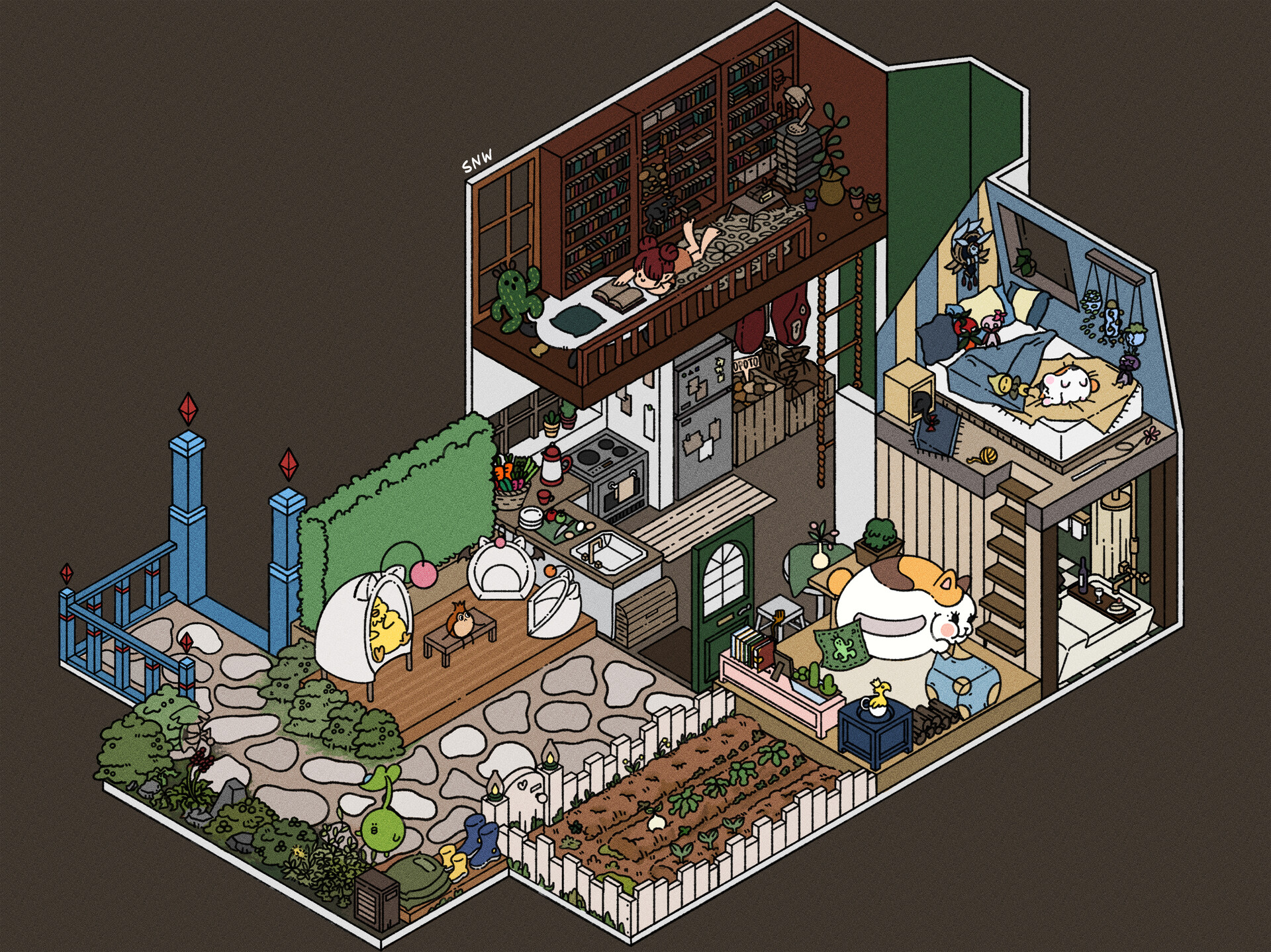 ArtStation ff14 하우징 컨셉아트. ff14 Housing Concept Art