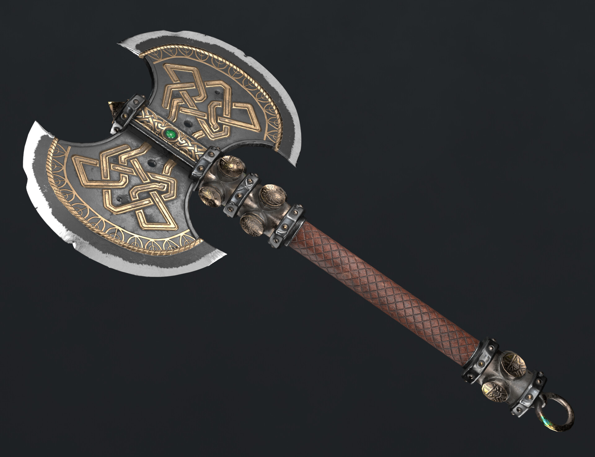 ArtStation - Dwarf battle axe