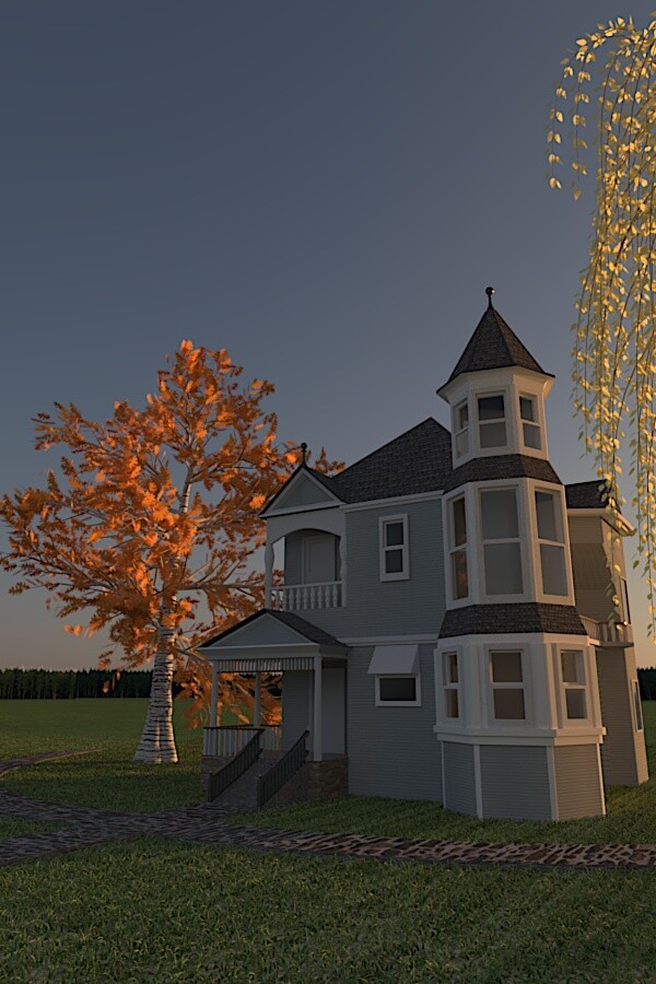 ArtStation - victorian house
