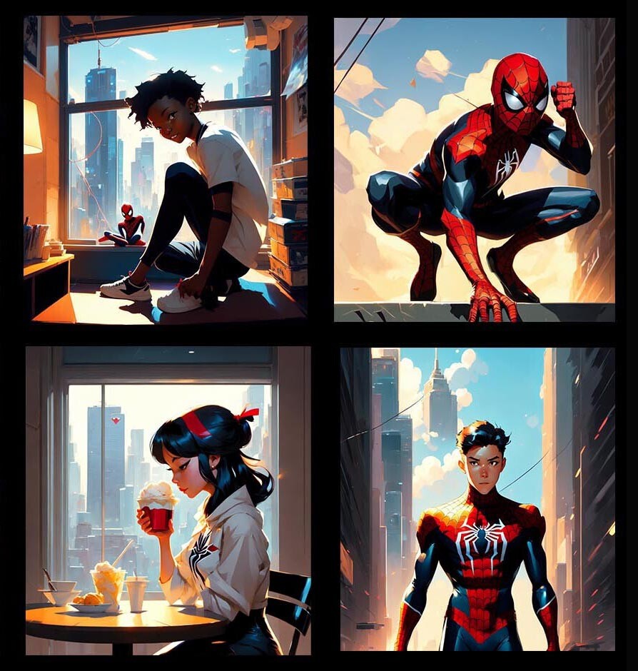 OSKAR MANUEL - SPIDER-MAN: Into the Spider-Verse