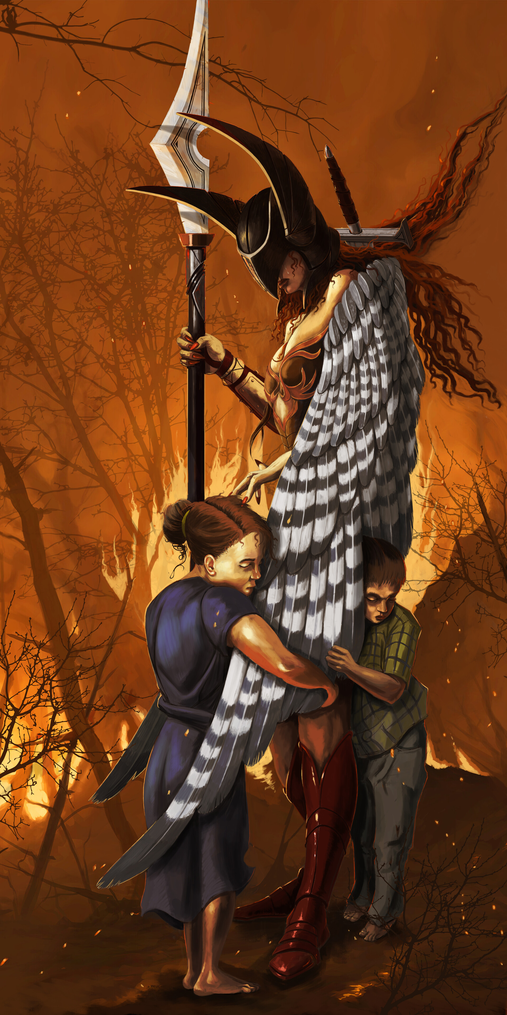 The Valkyrie Eri (All Mother) by Dean Barrett r/ImaginaryMythology