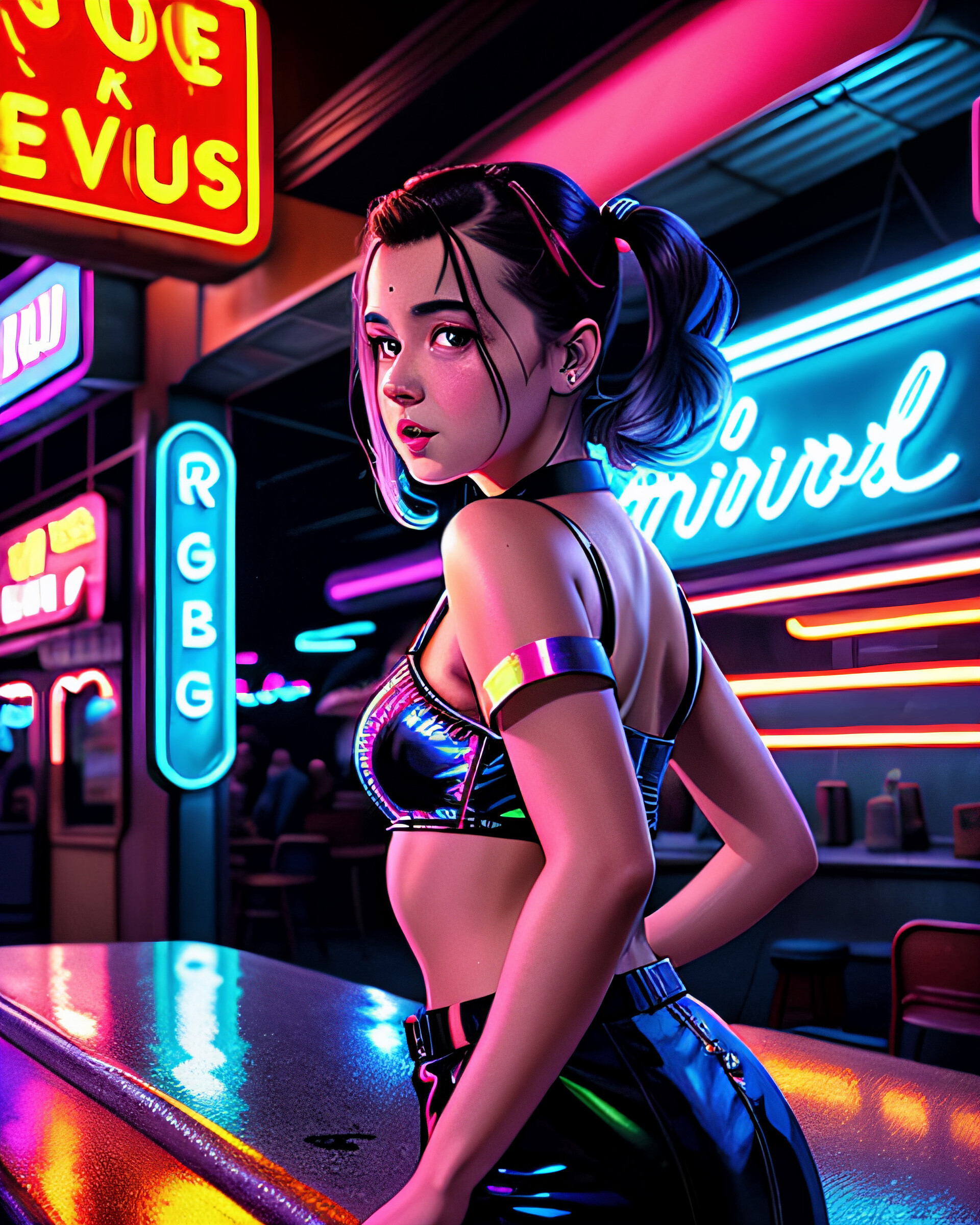 ArtStation - Disco Girl