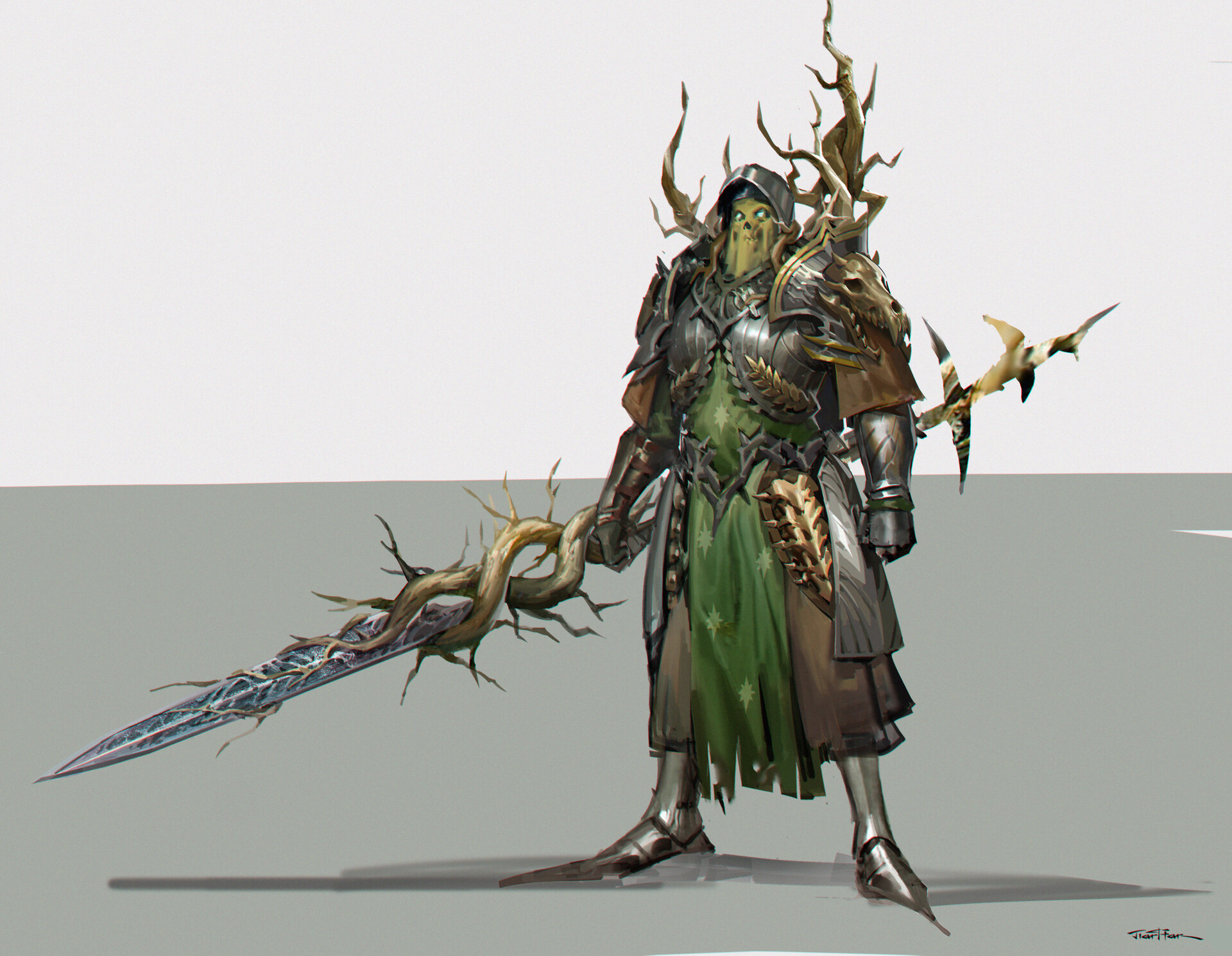 歌川国芳- 泷夜叉与骷髅妖怪(约1844年) : r/printmaking, image size:1920x1490