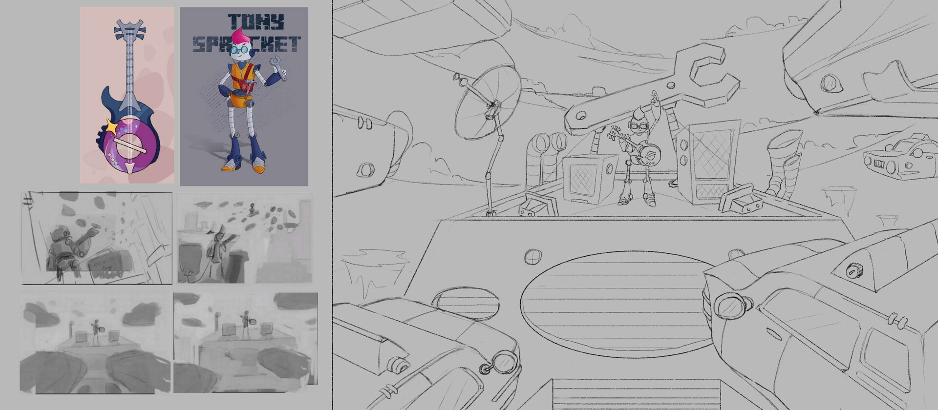 River Thao Phan Tony Sprocket theme concept