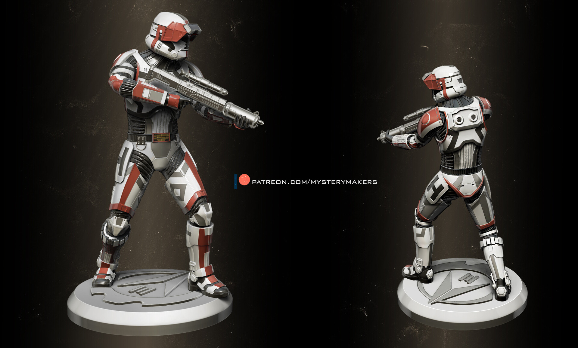 ArtStation - Havoc trooper statue