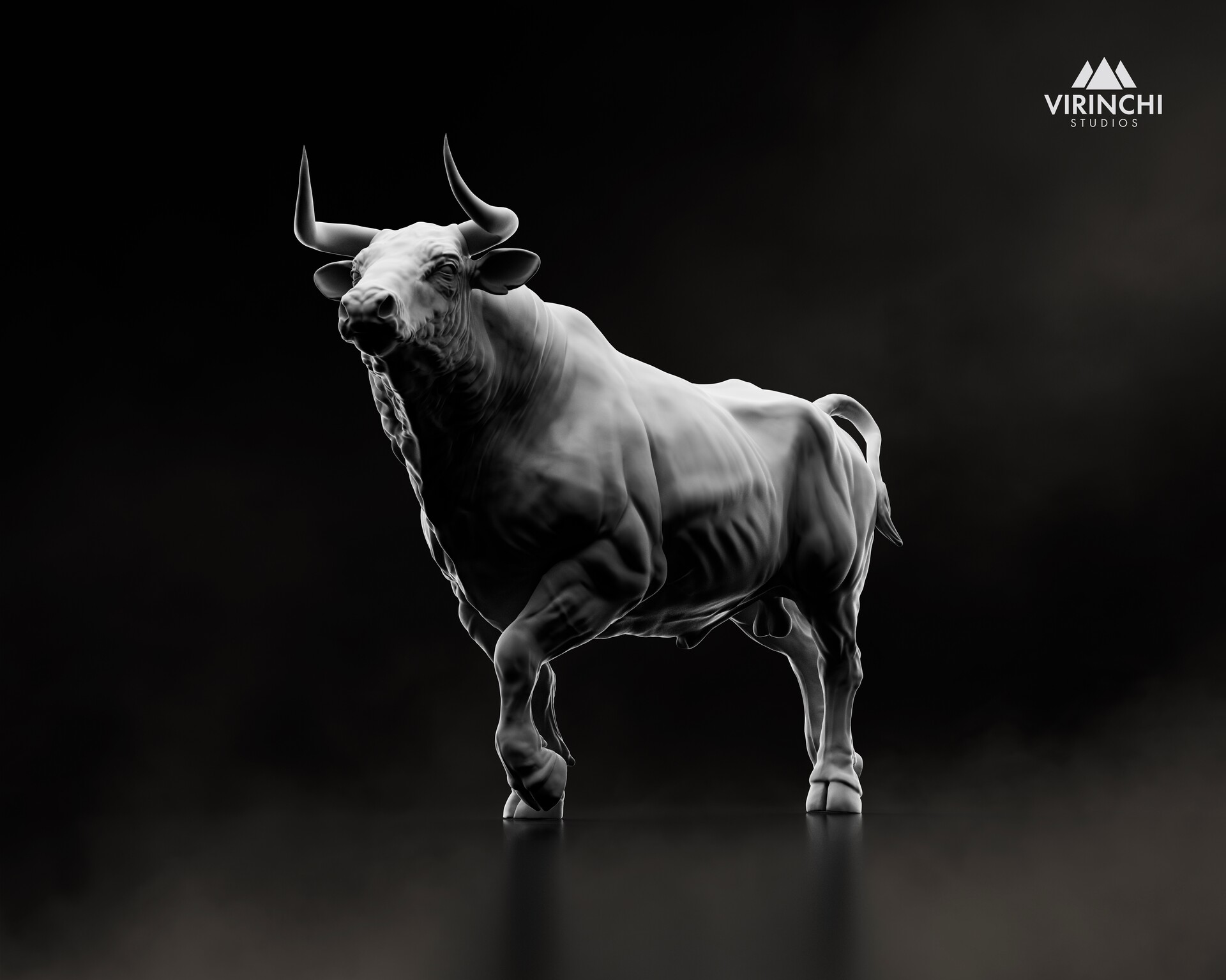ArtStation - Bull - Anatomy Study