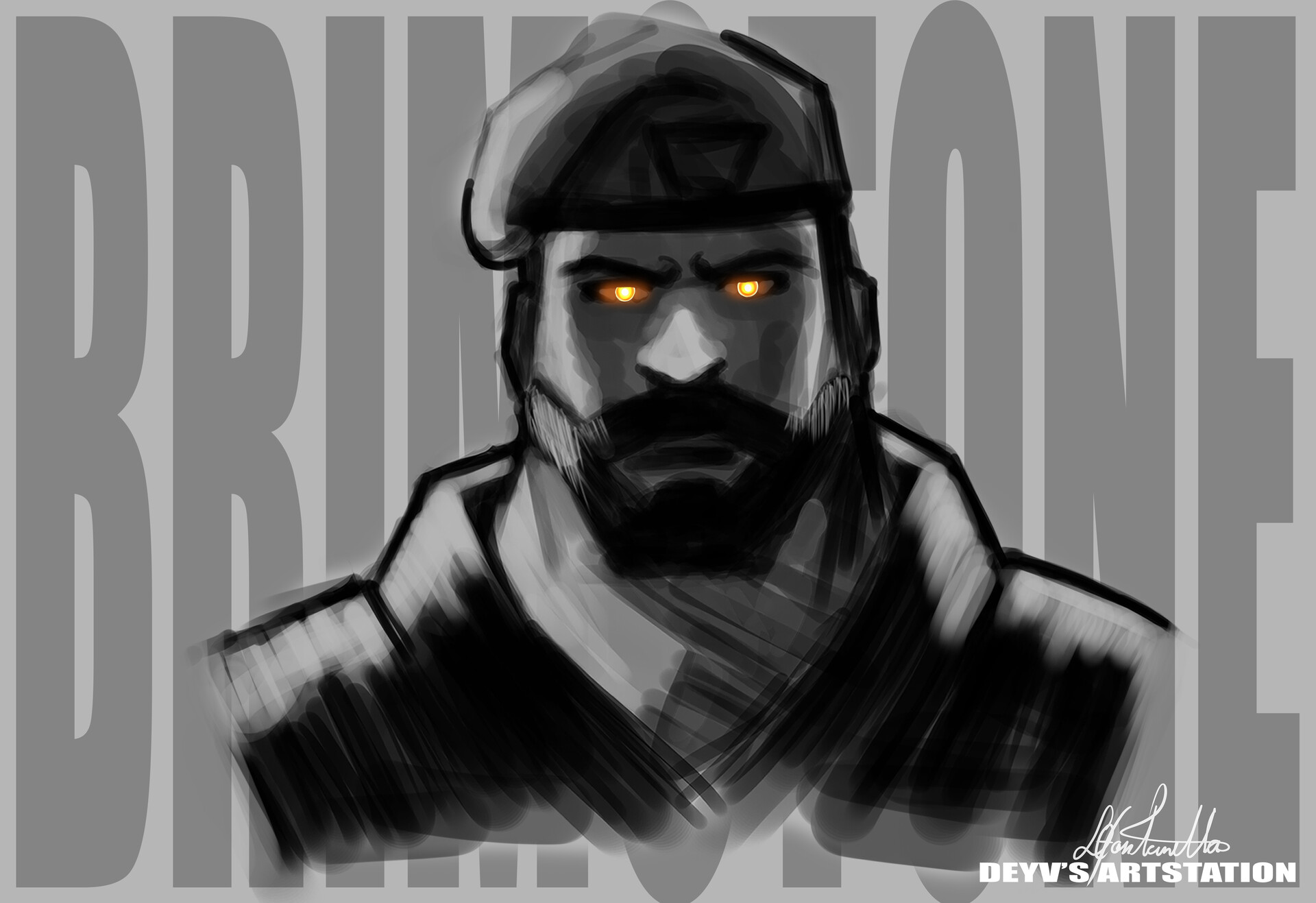 ArtStation Valorant Brimstone