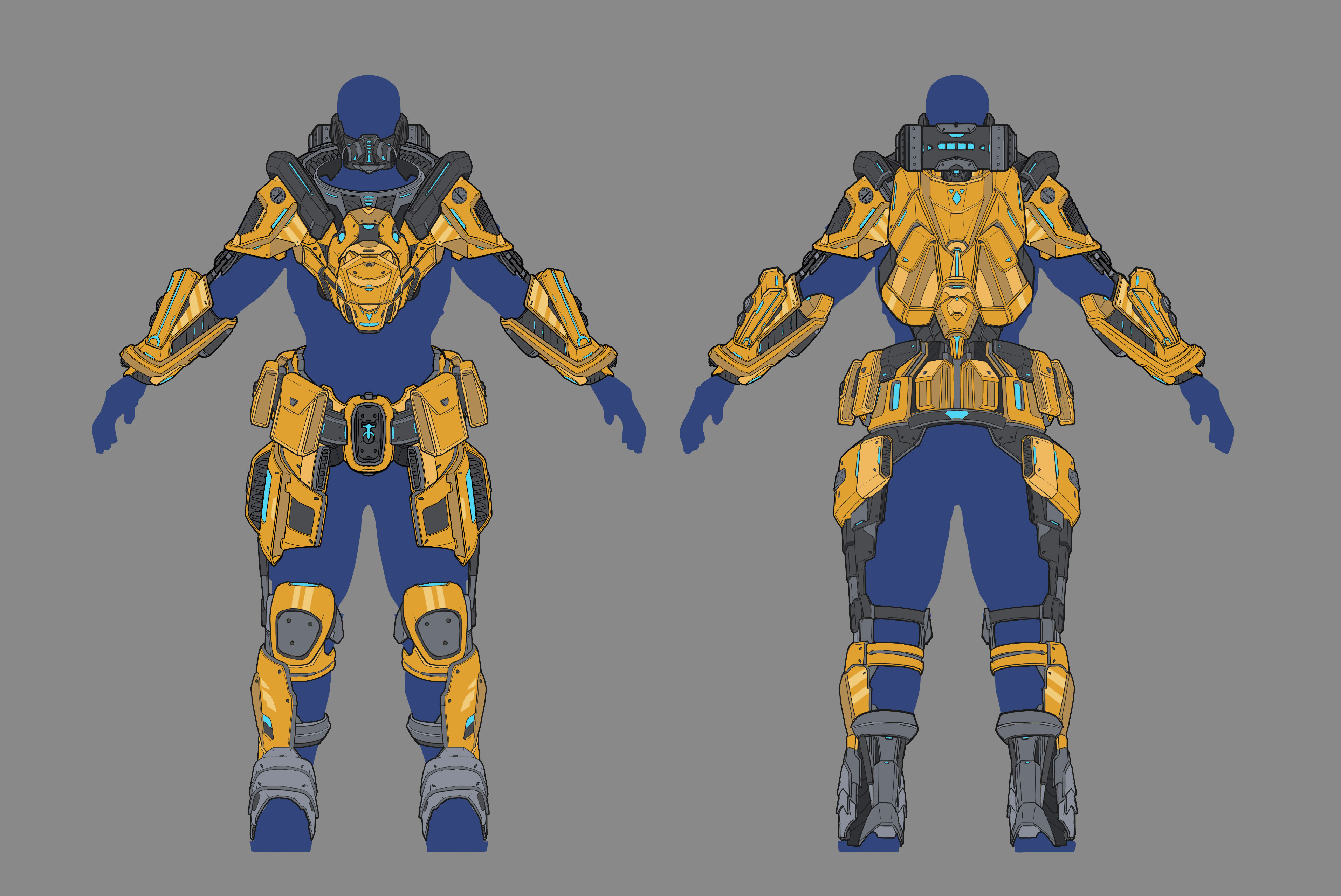 Sci-fi armor 01 - T2
