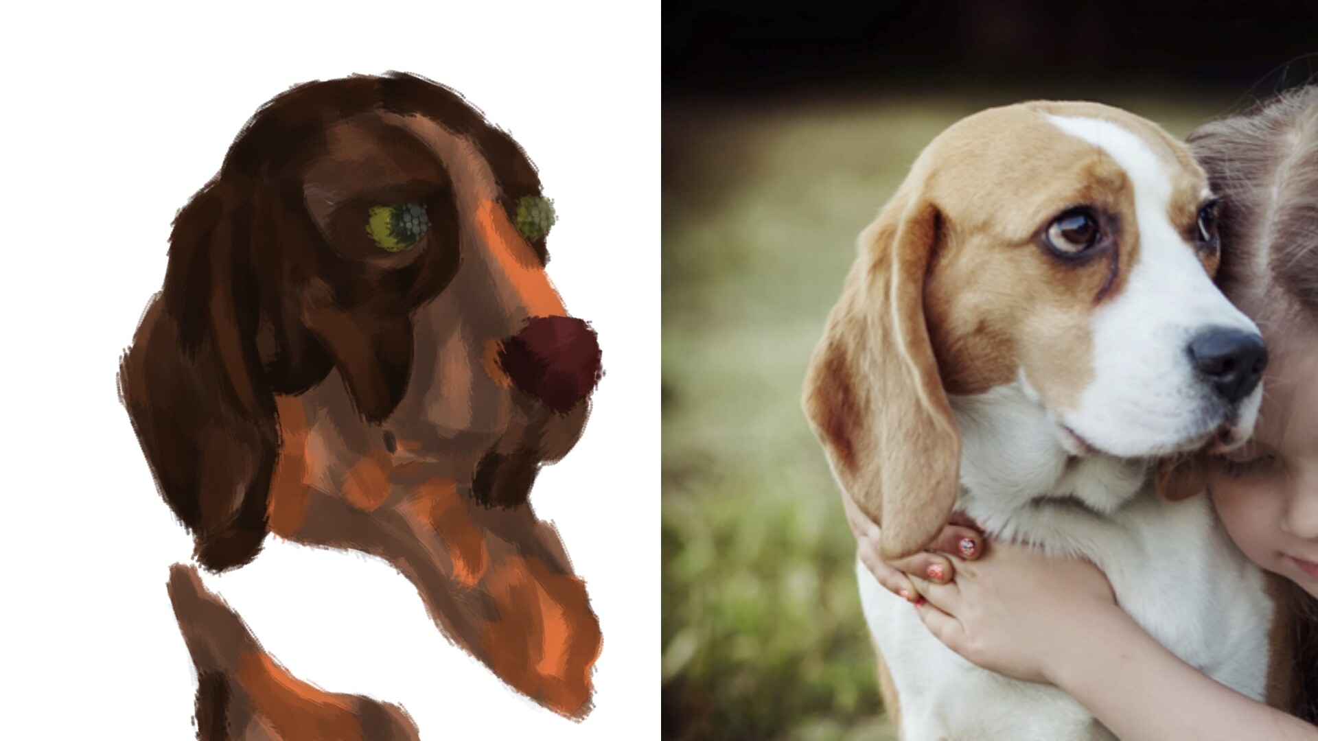 ArtStation - My Dog reference study 21/9/2020
