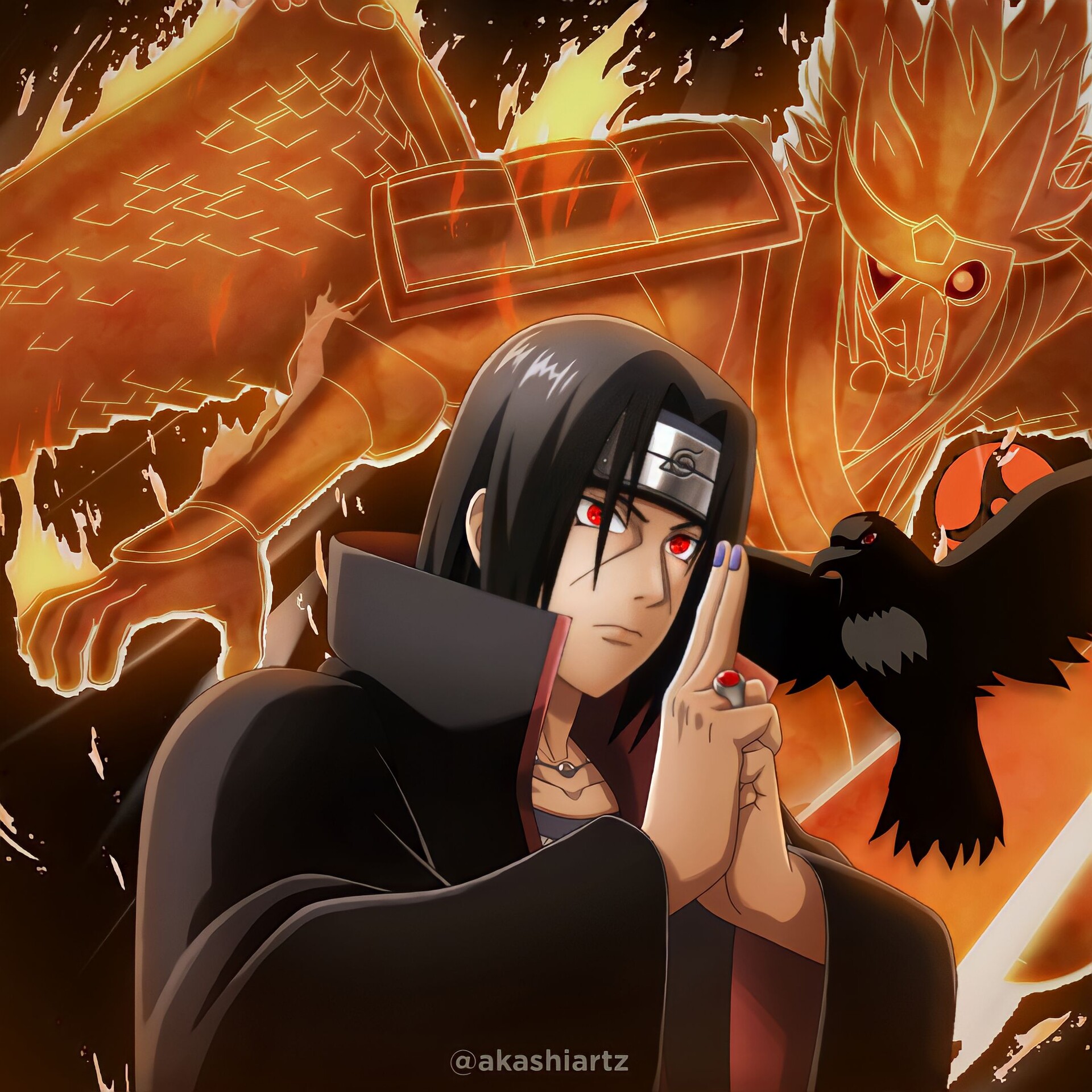 ArtStation Uchiha Itachi