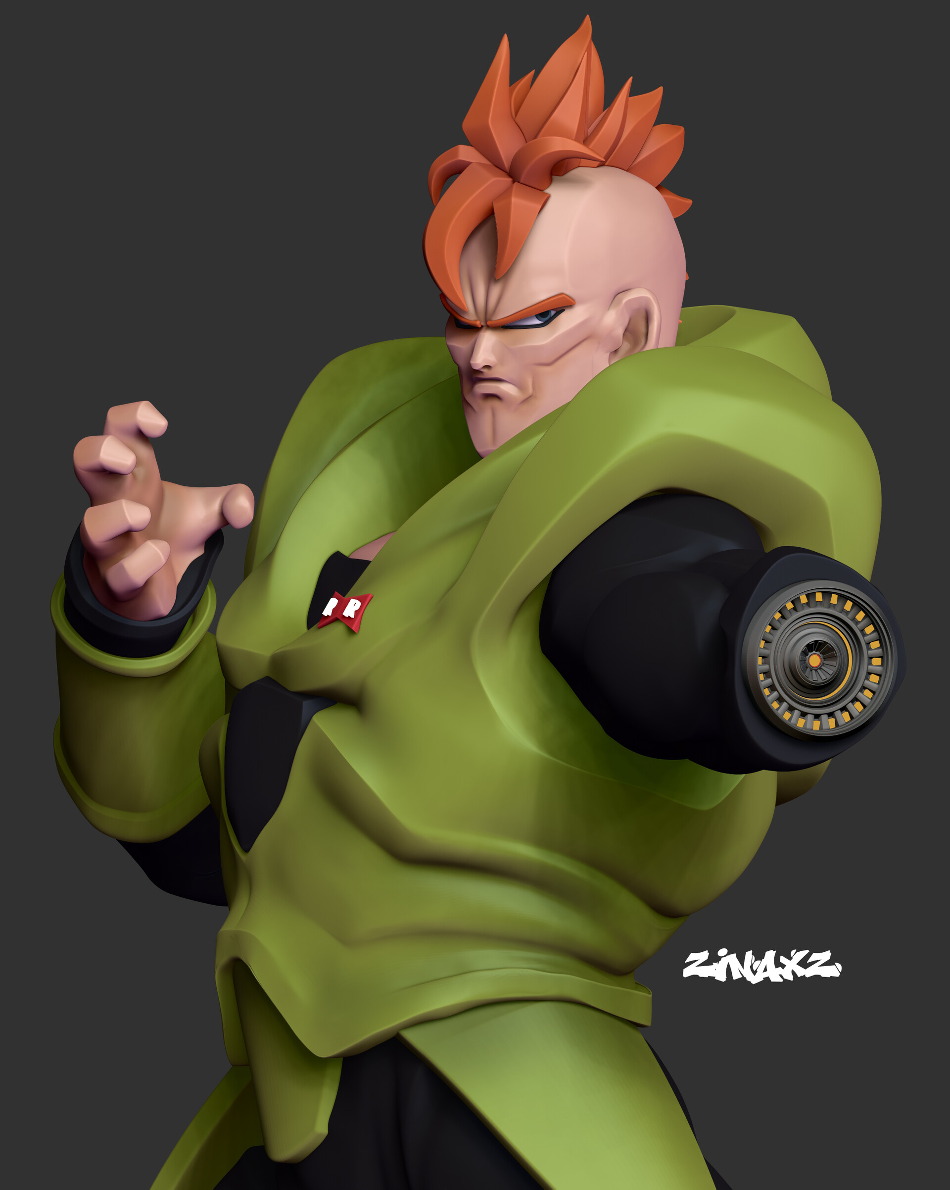 ArtStation - Android 19 / Dragon Ball Z