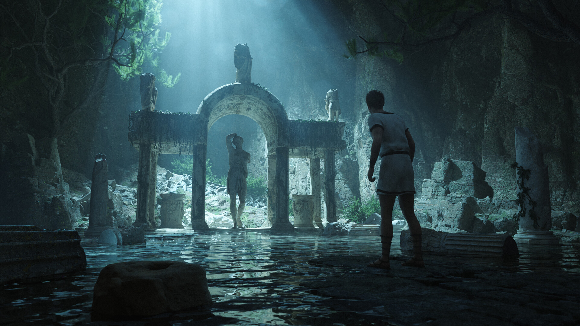 ArtStation - Abandoned Shrine