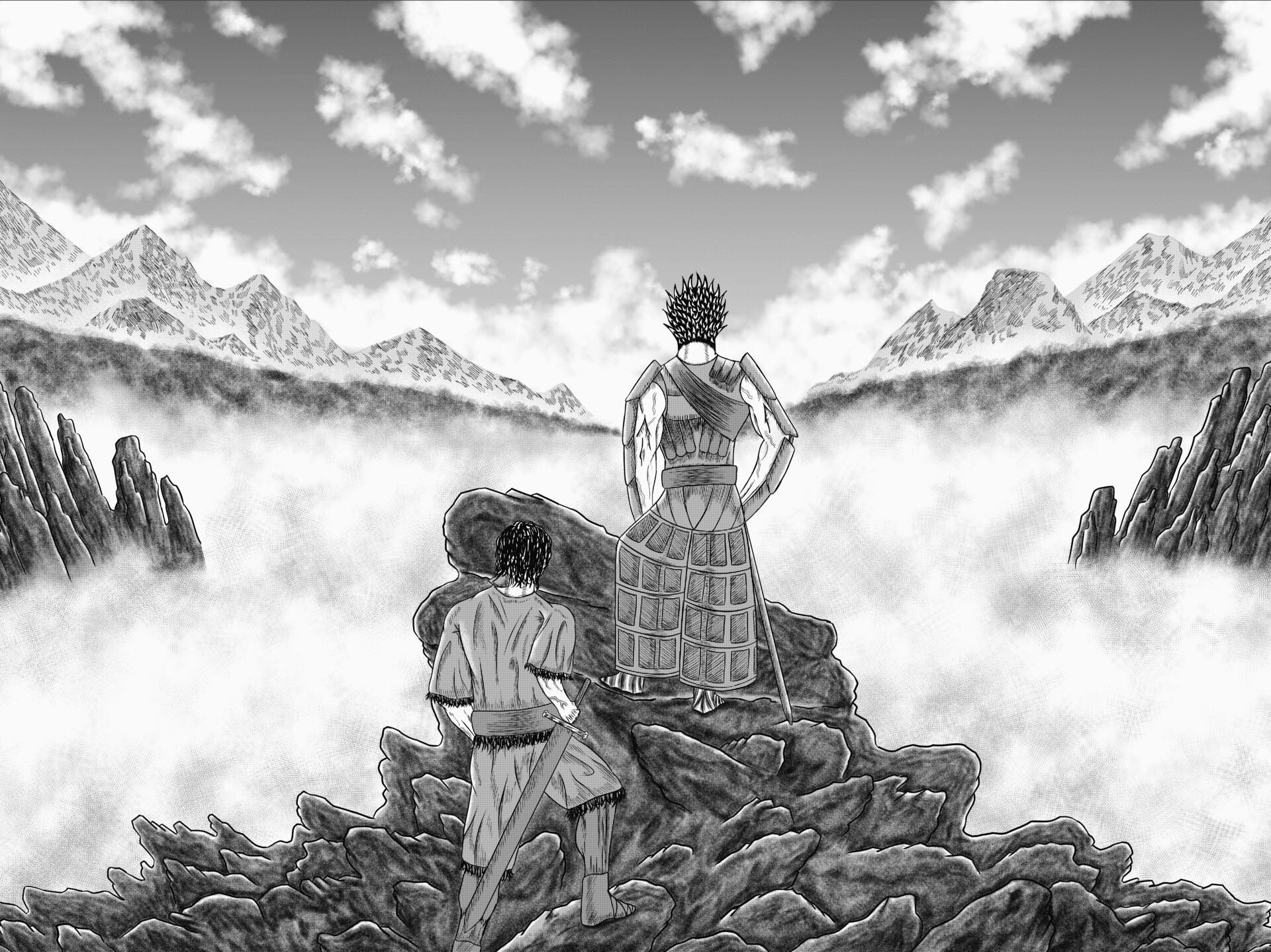 ArtStation Manga panels