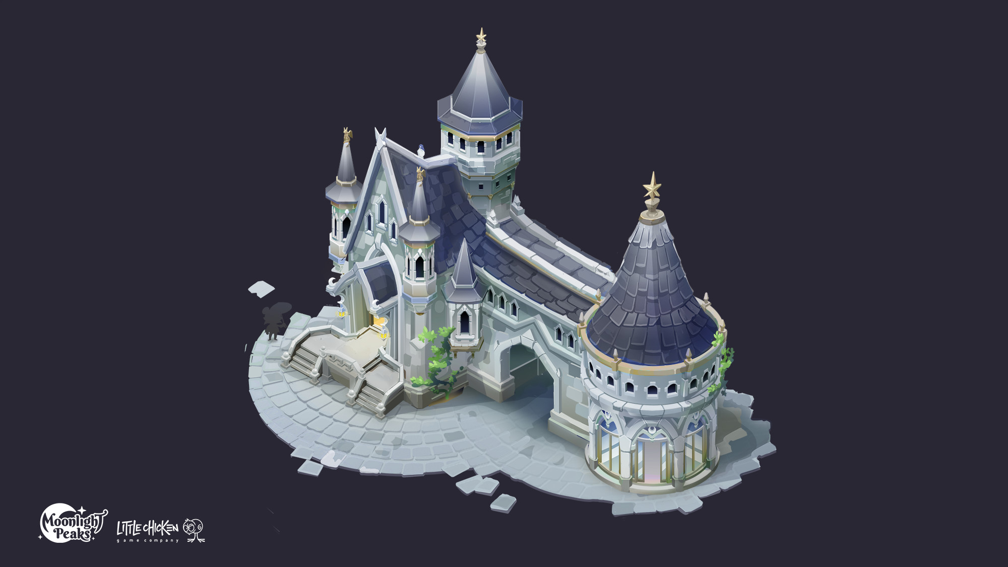 The townhall, first building concepted for the game.