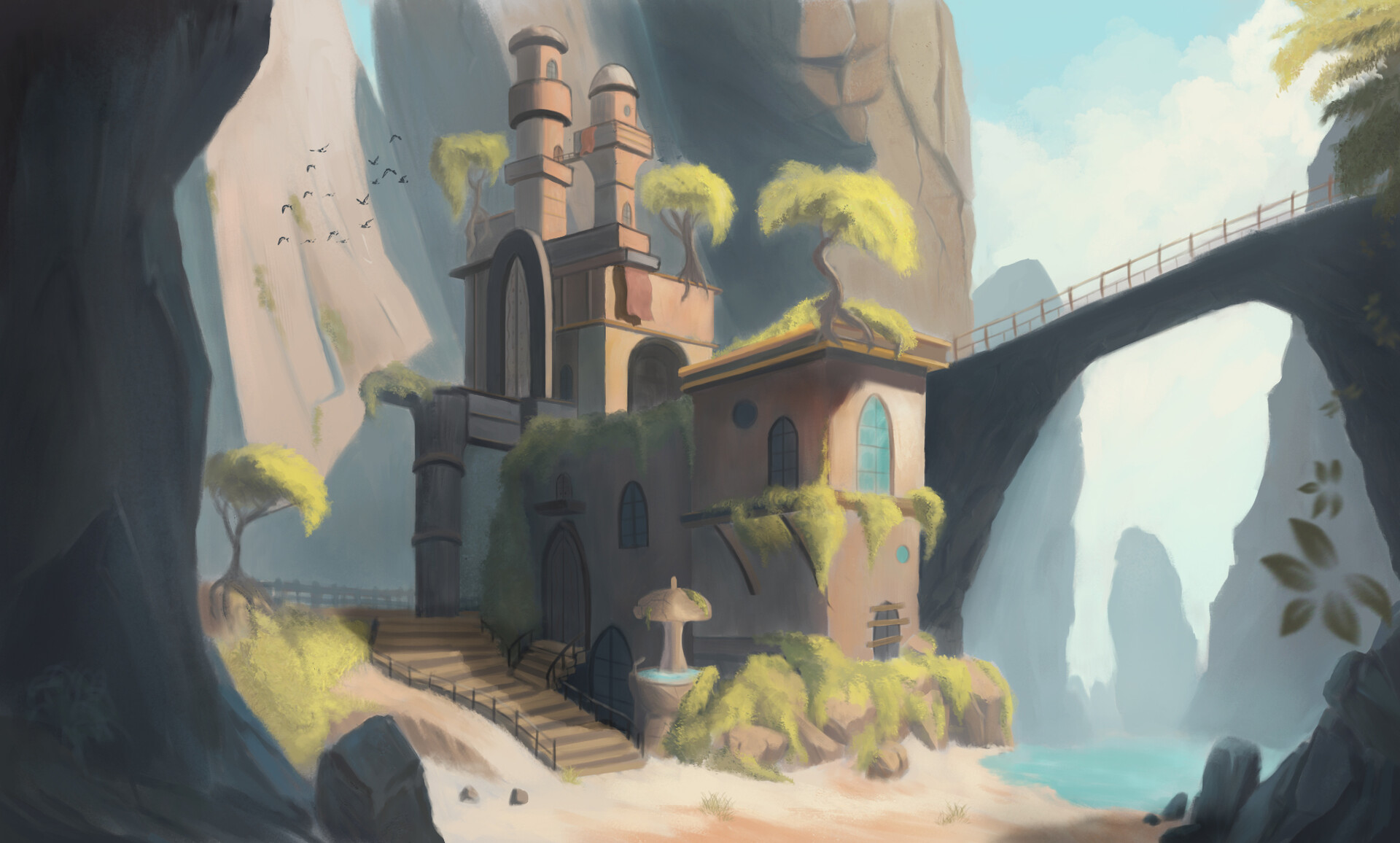 ArtStation - Lonely castle