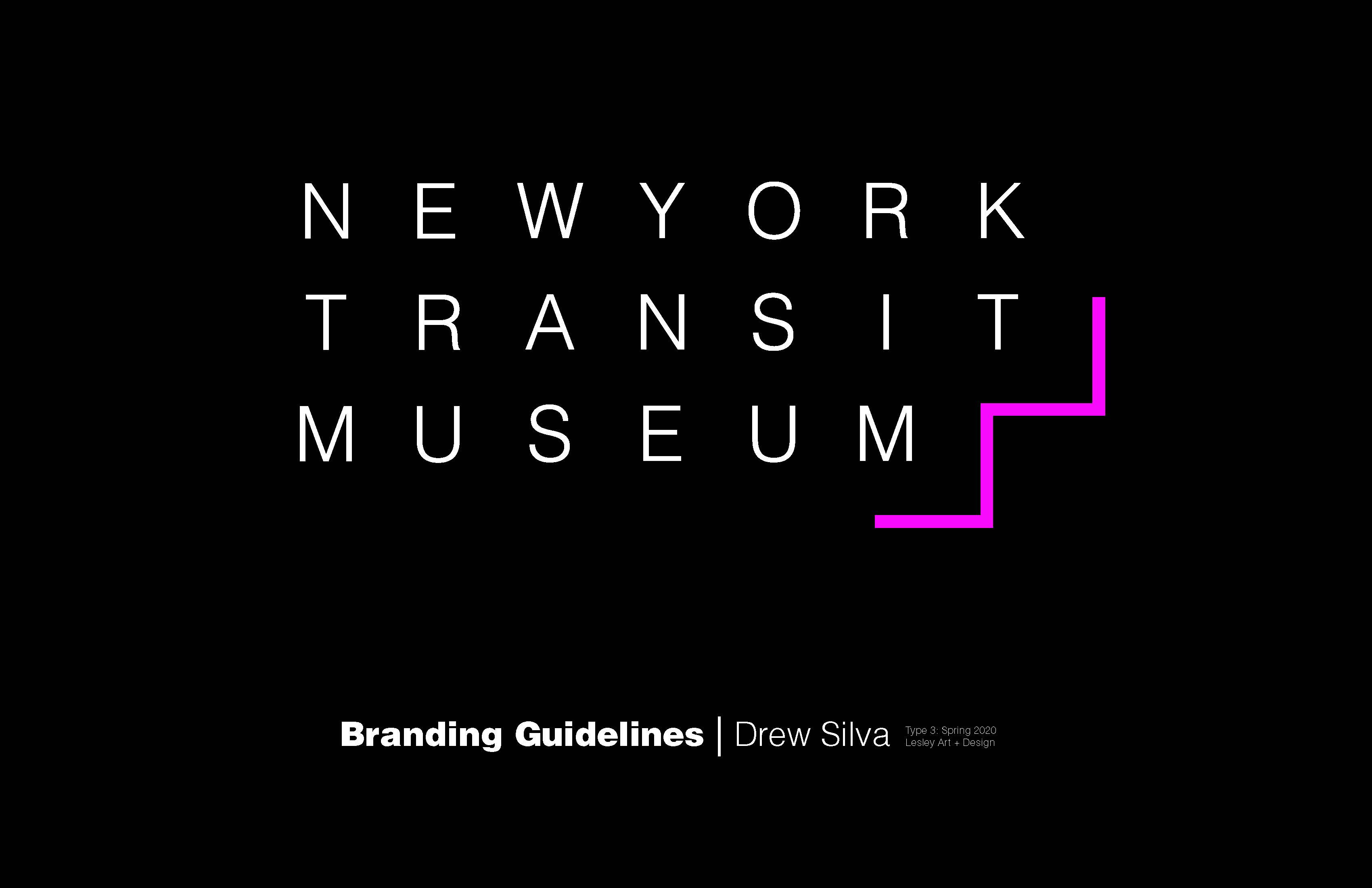 Cover to the brand guideline booklet