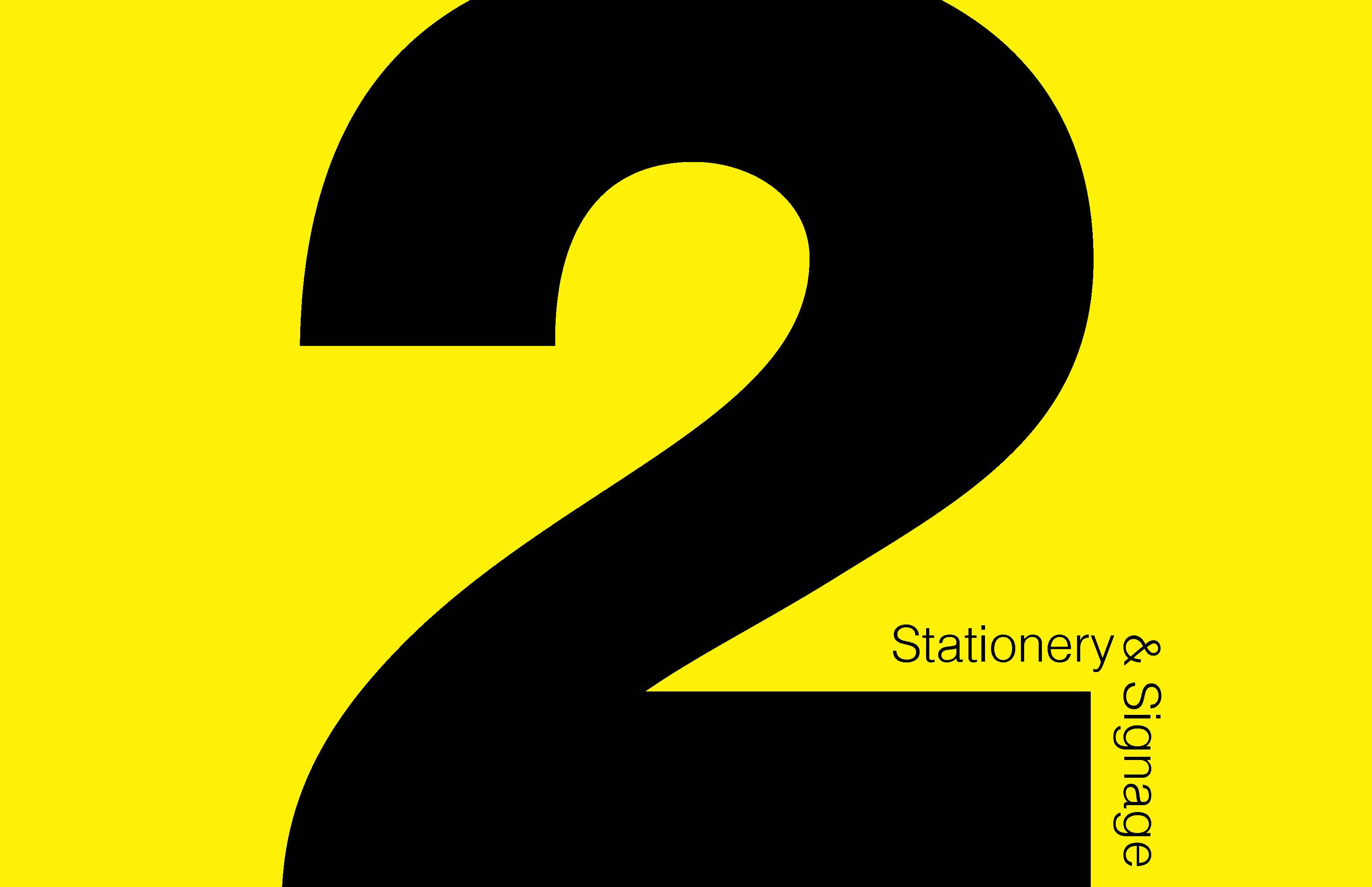Section title two: Stationary &amp; Signage