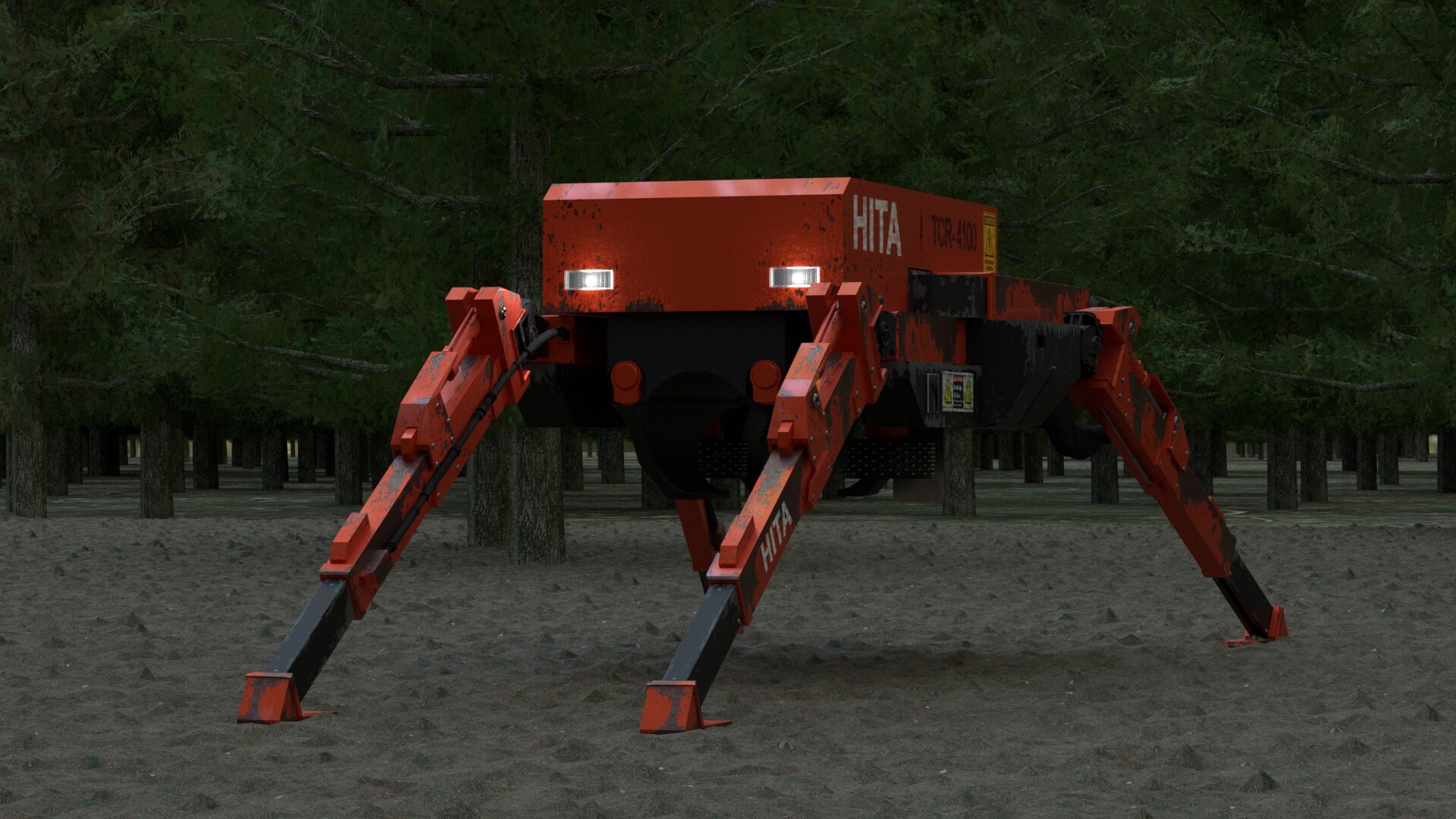 ArtStation Tree Cutter Robot