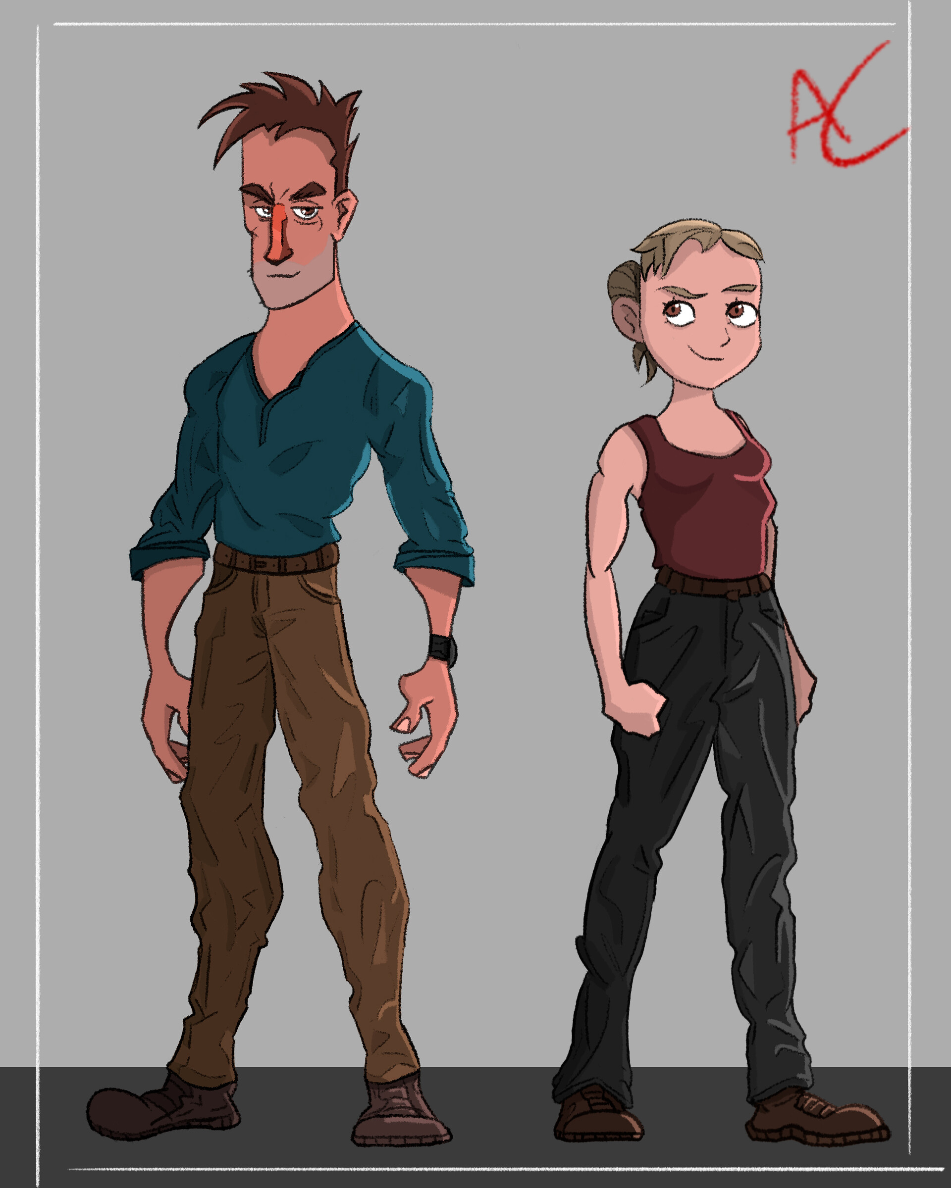 Uncharted 4: Drake and Elena by CODE-umb87 on DeviantArt