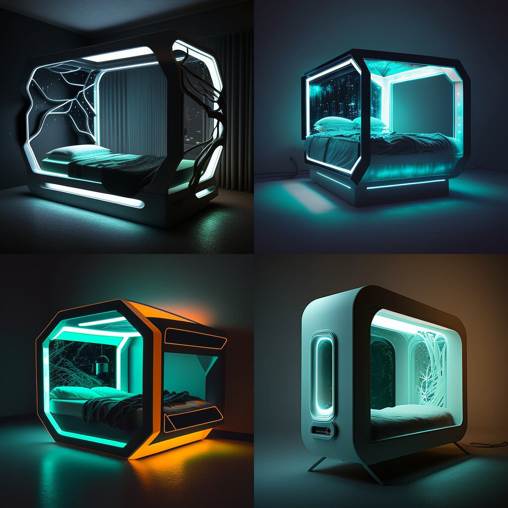 AIstation Futuristic bed