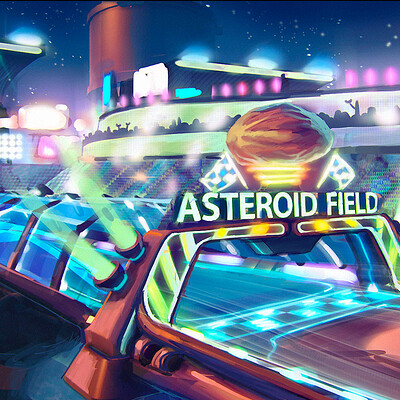 Rocket Rumble - Asteroid Field 