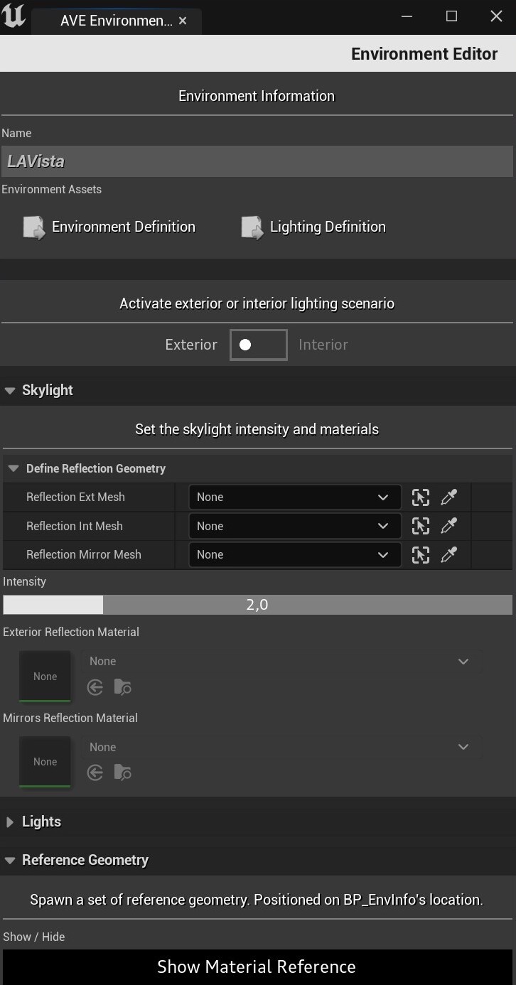 To adjust lighting more easily and visualize the resulting lighting situations in editor more easily, this tool provides quick access to all necessary and supported elements without the need for manual outliner and property navigation in the level.
