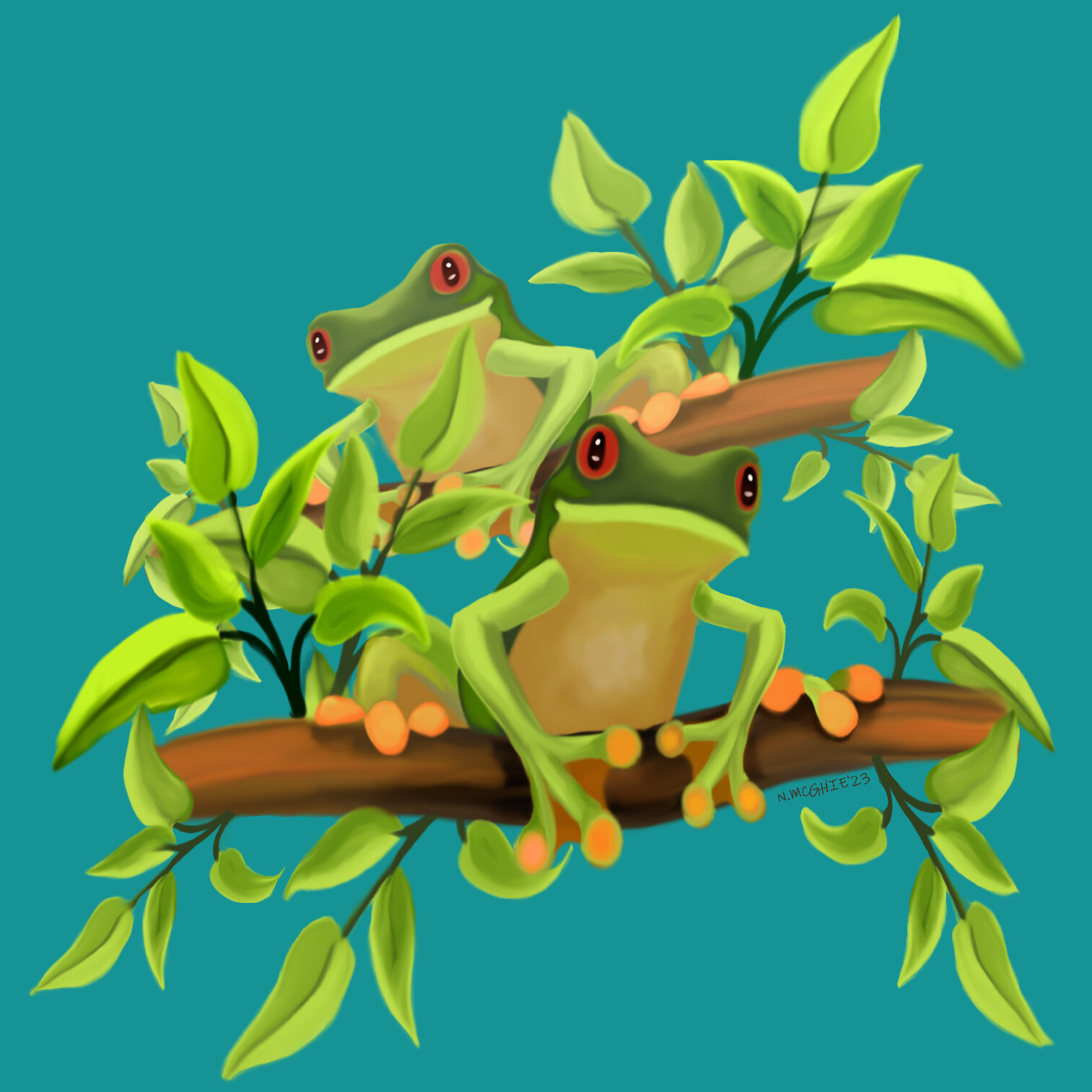 ArtStation Tree Frogs