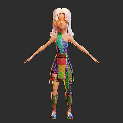 UV-Unwrapping - Character Design - Blender