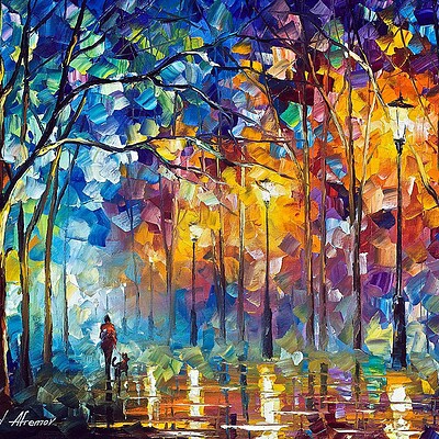 leonid afremov christmas