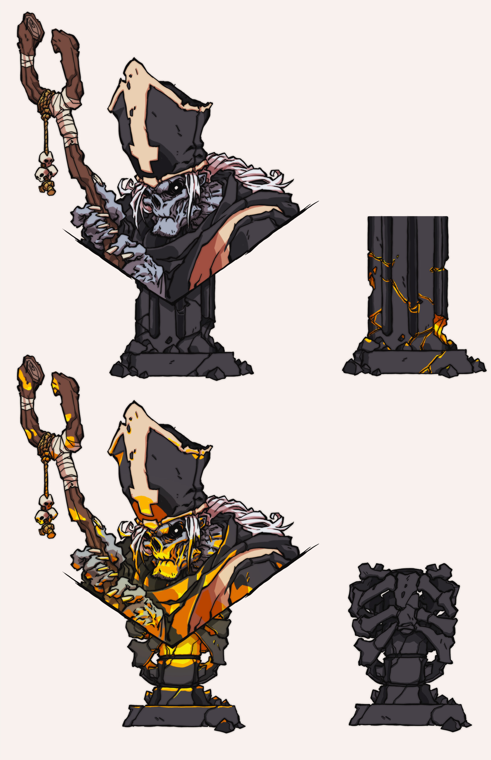 ArtStation - Chess pieces design test