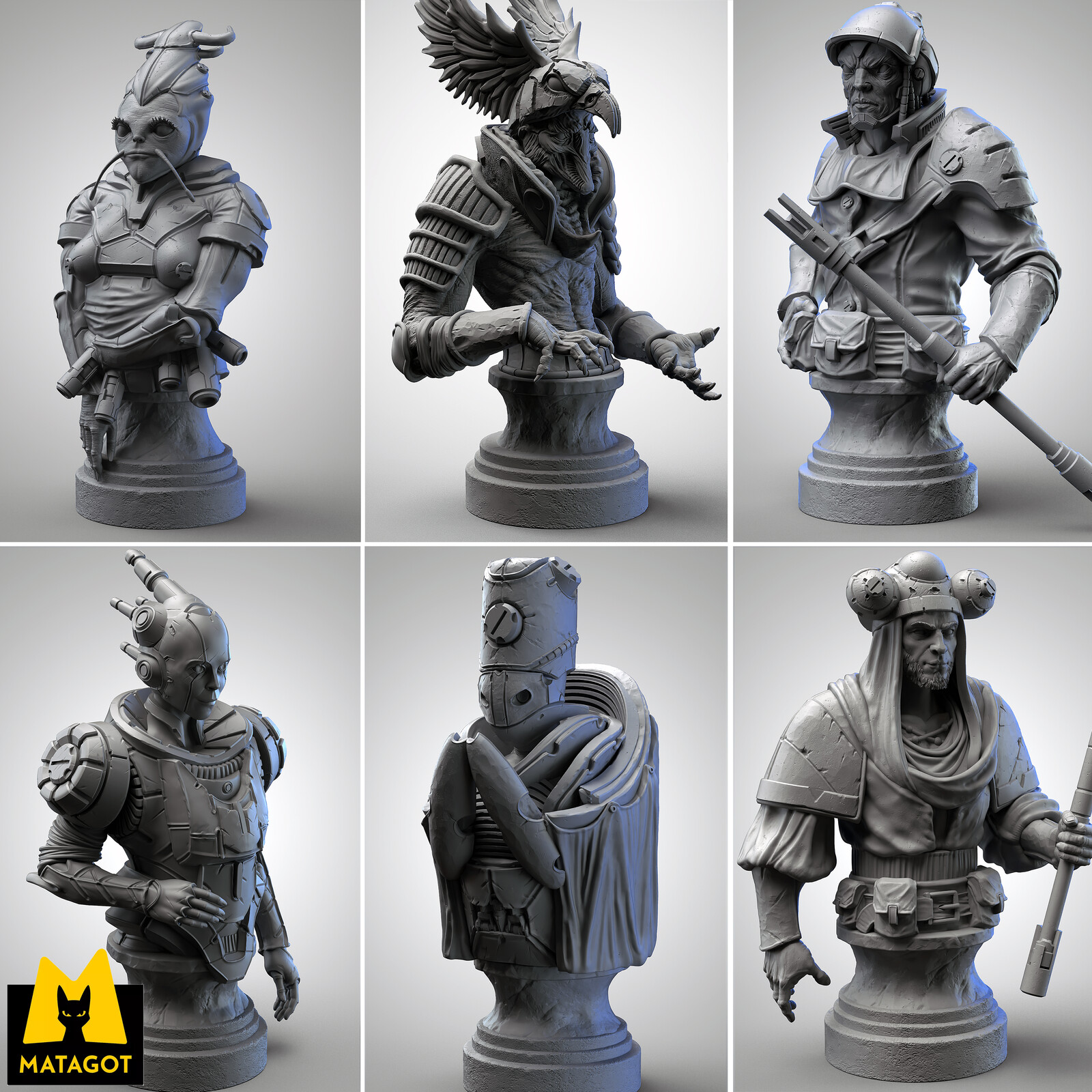 Galactic Renessance - Boardgame miniatures 