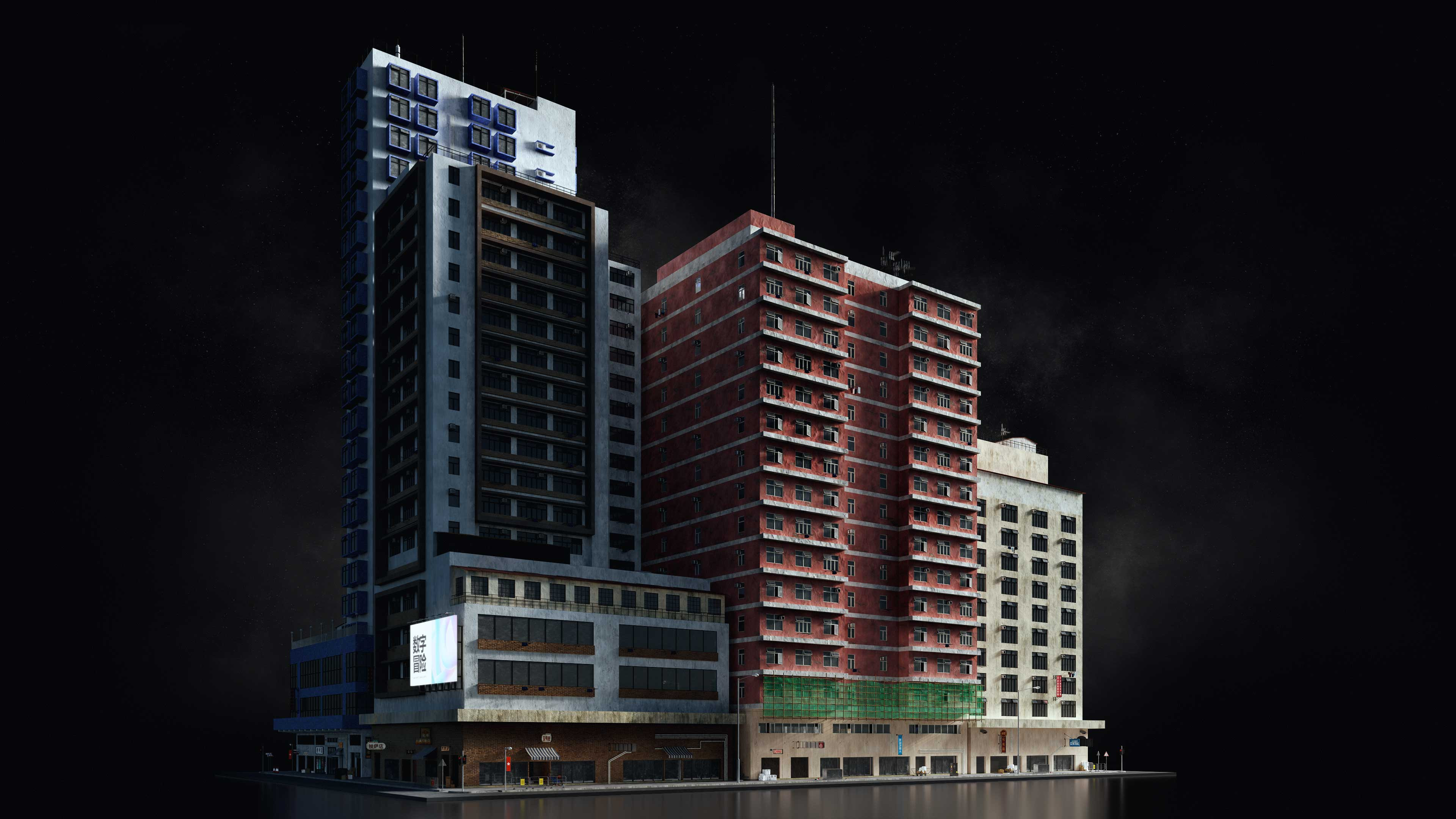 KitBash3D - Hong Kong - 3D Asset Kit | Premium Assets for Movies ...