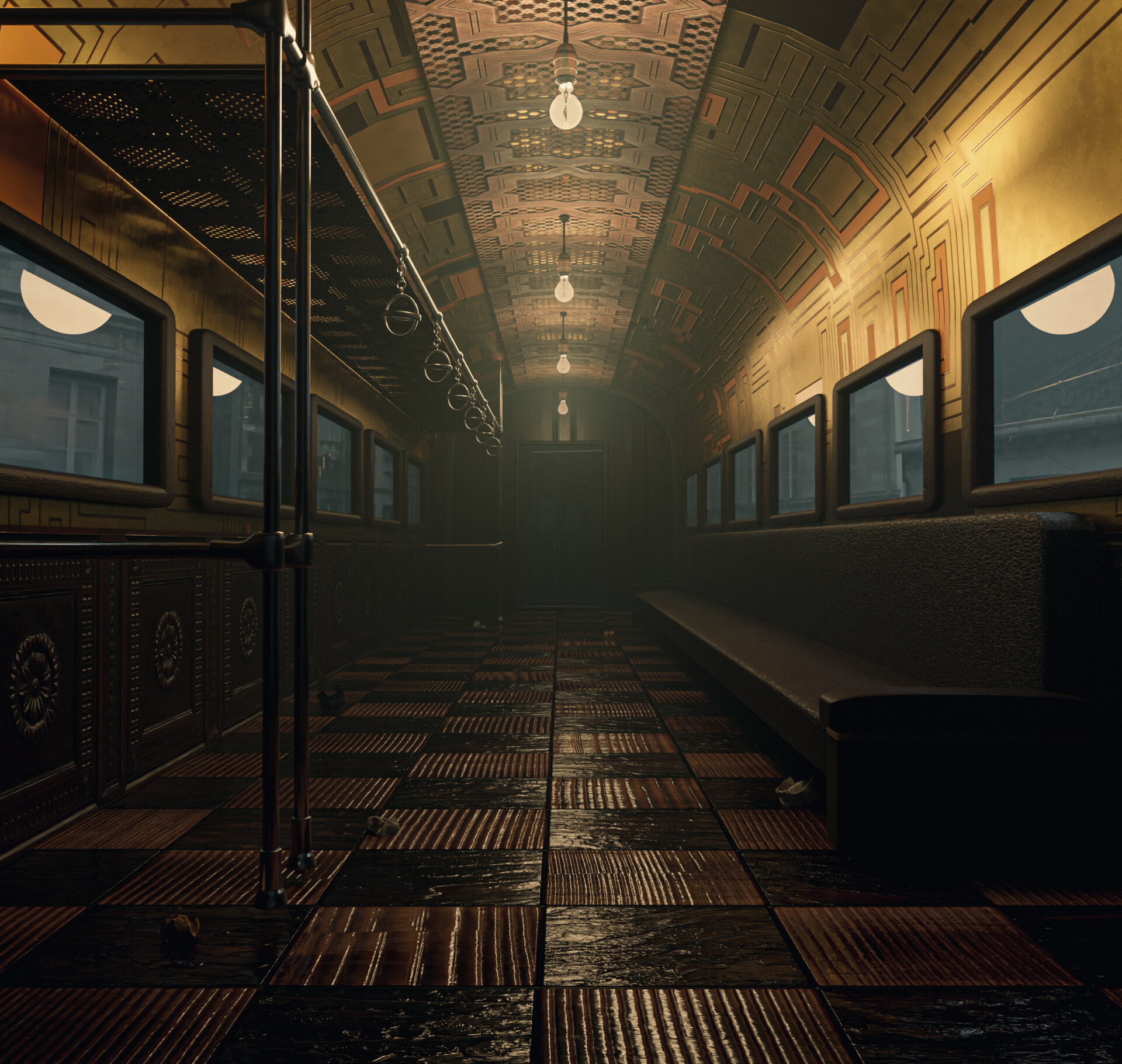 The interior of the Orient Express, - Steampunk Tendencies