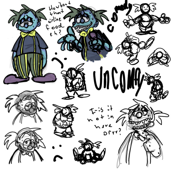 Uncomfortable Clown
