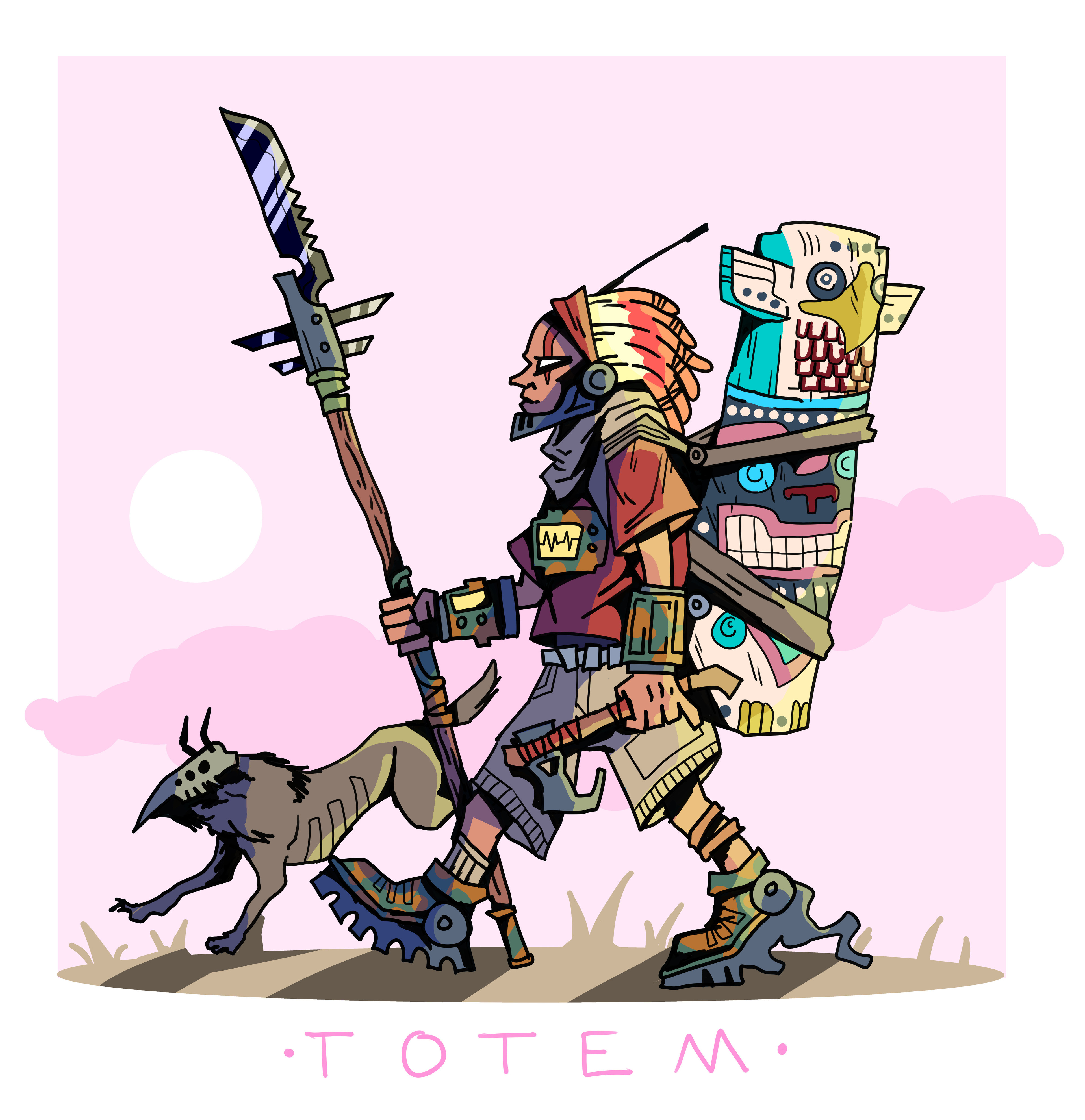 Who is he, to carry the sacred totem for all to see? Who is this usurper to destroy our tribe?