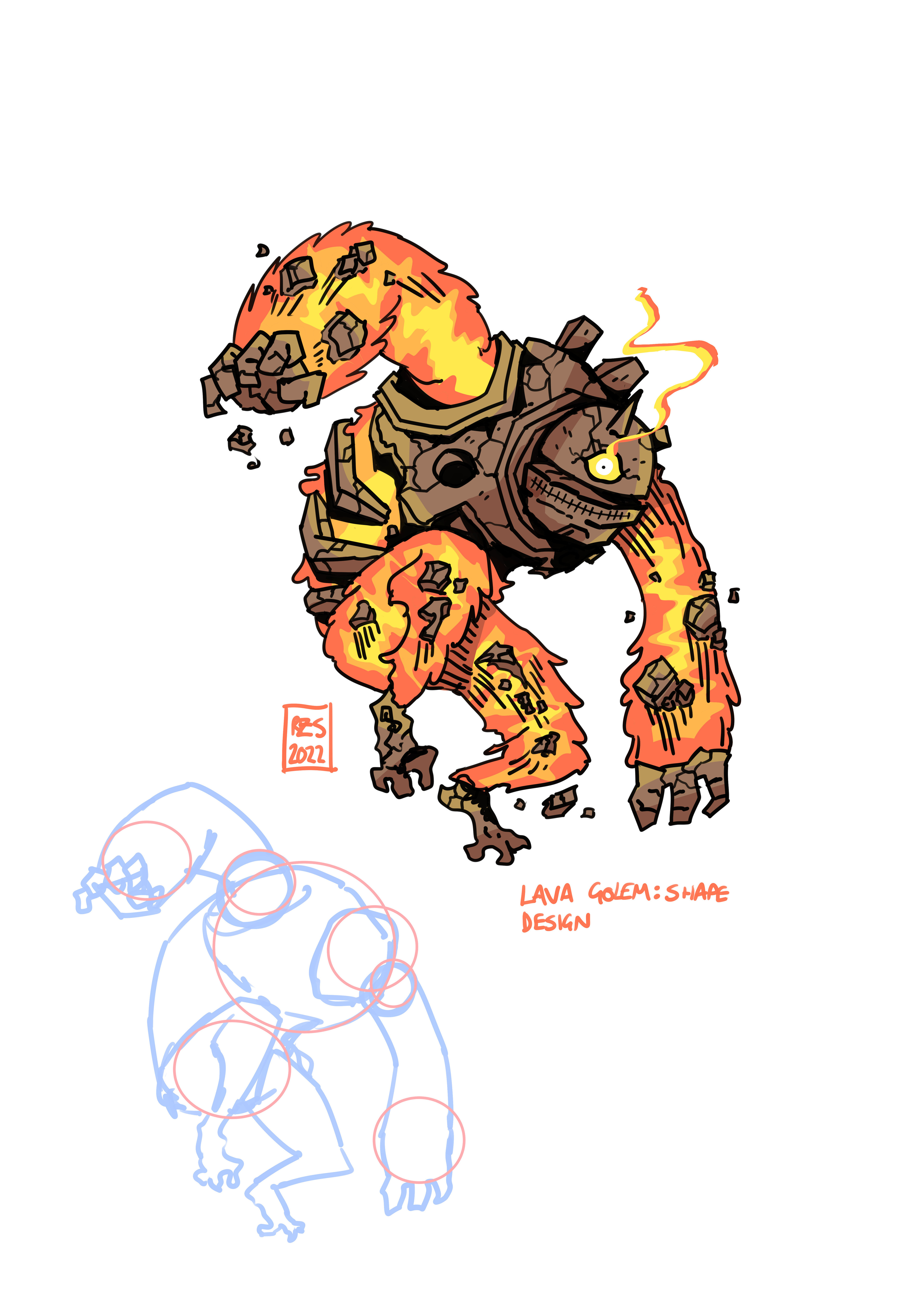 Most will remember the lava golem as the 3 Travellers' most flashy kill. Some think of this victory as one of the most infuential monster-killings of the modern age; the 3 Travellers revolutionising the theatrical form of city protection.