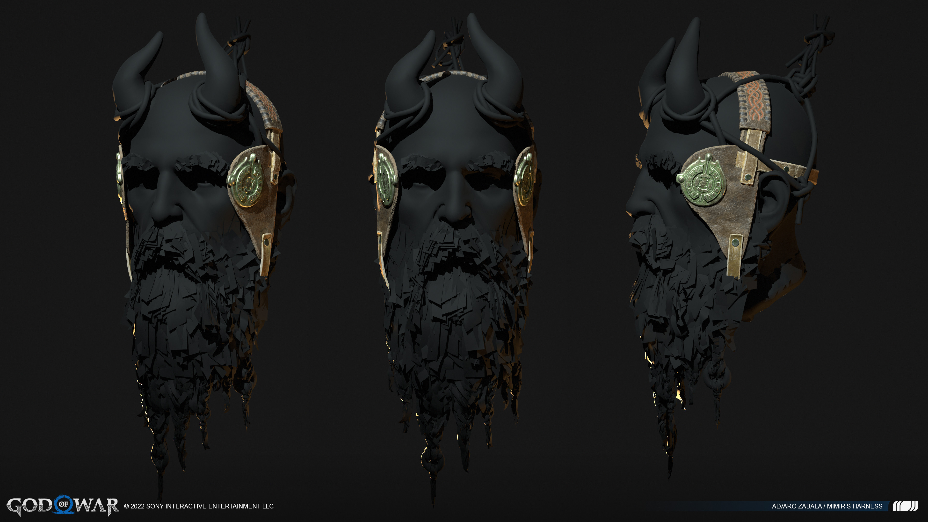 God of War Ragnarok Atreus' Mask 3D Model by HitmanHimself on