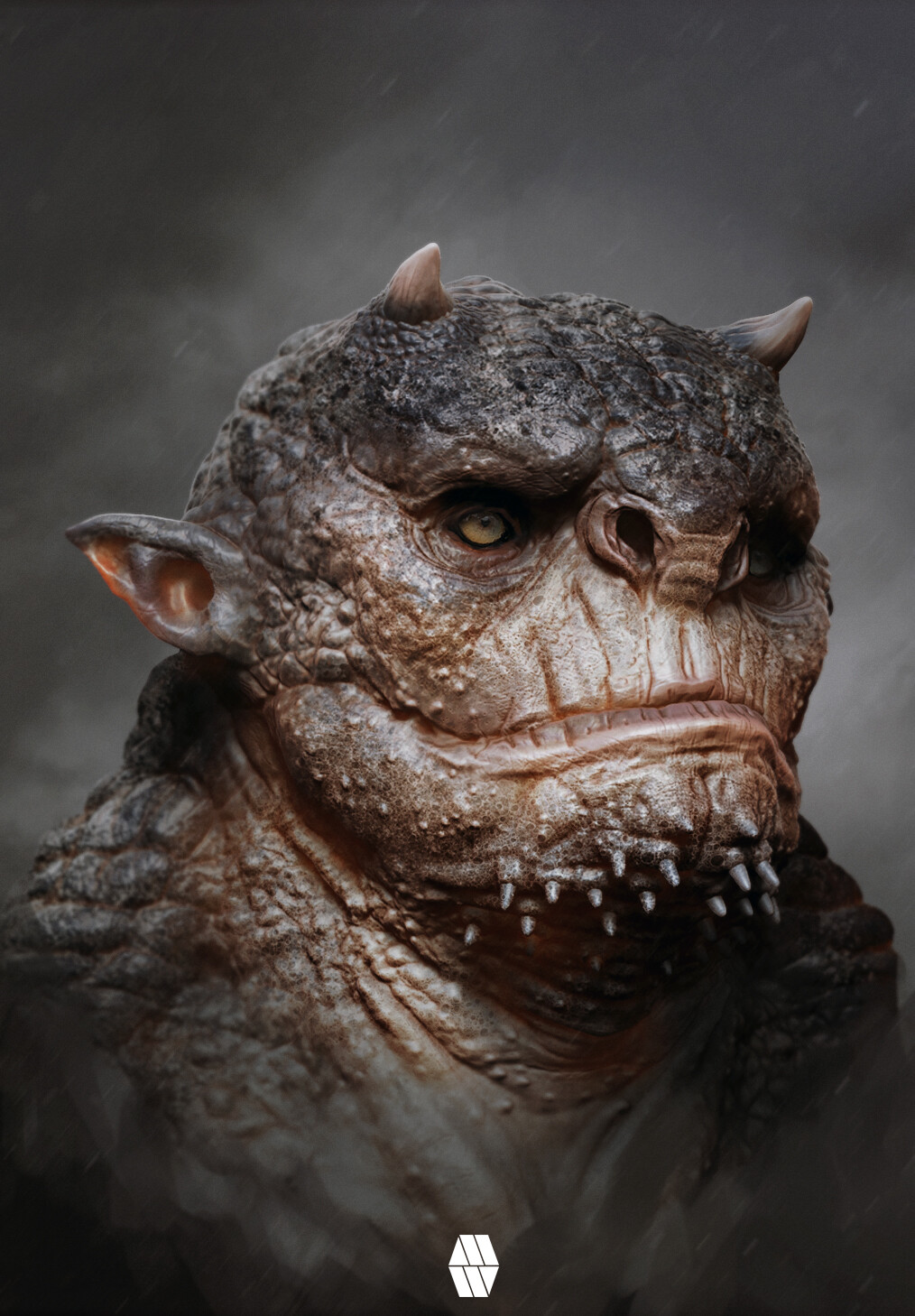 A Monster Emerges - Troll Bust Concept 