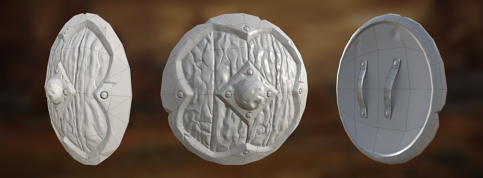 Wireframe ( 440 Tris )