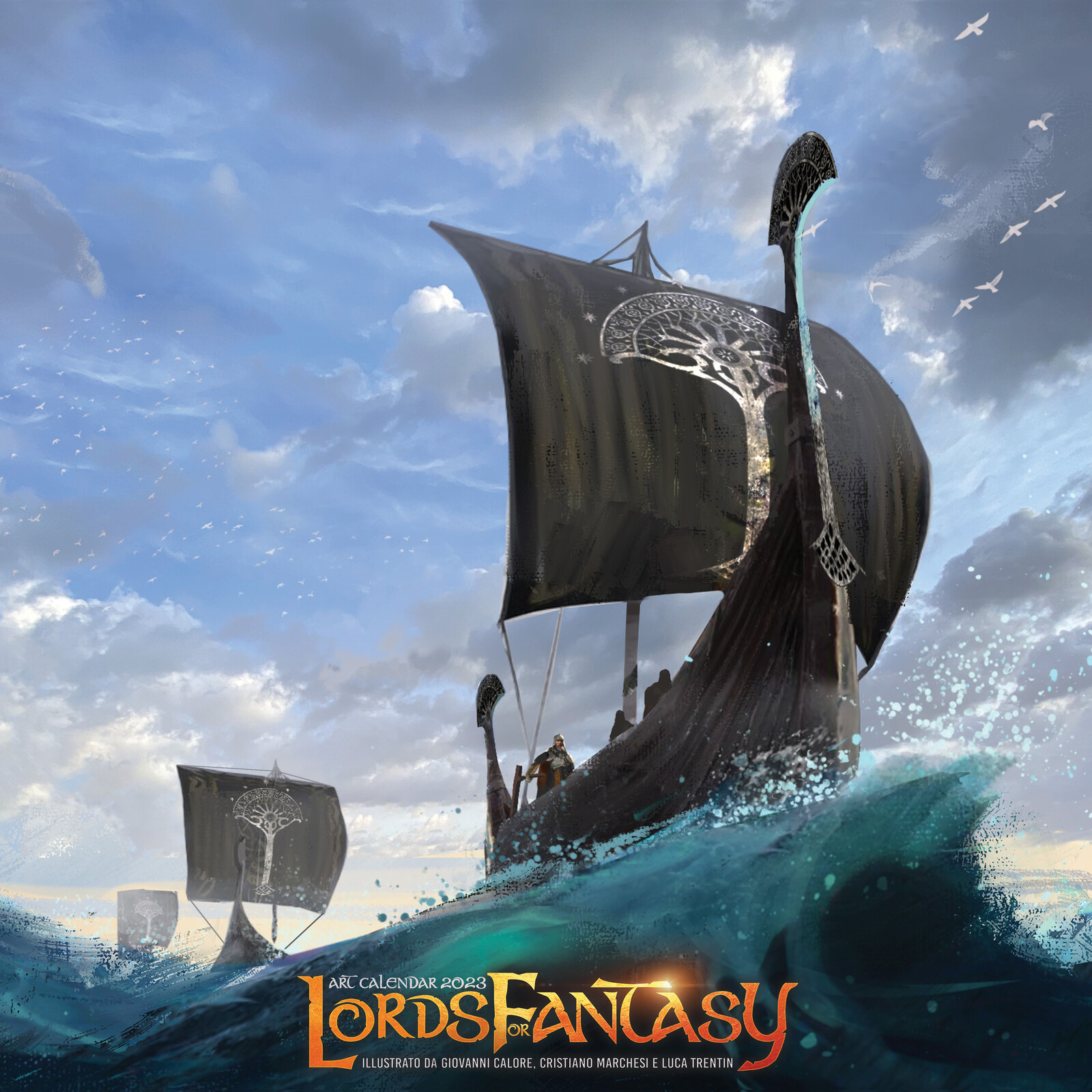 Elendil travels to Middle Earth