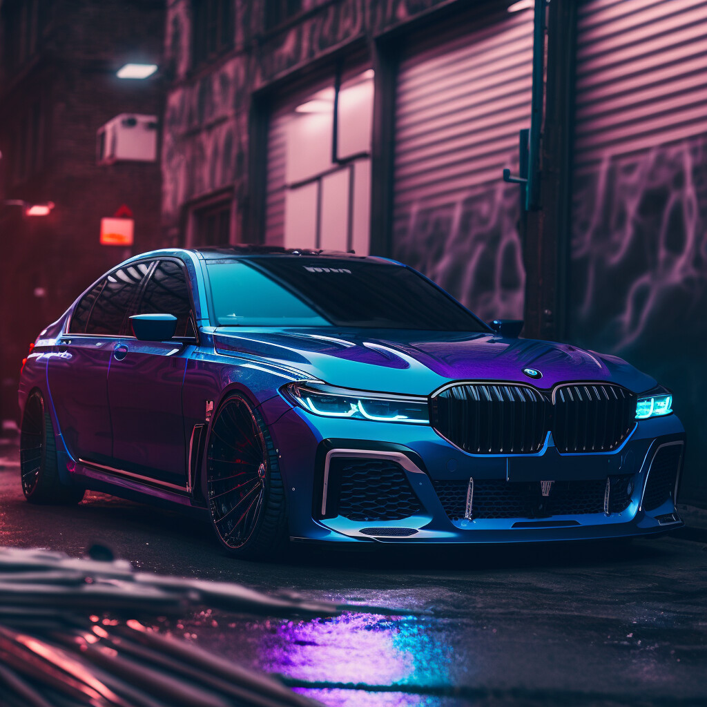 ArtStation - BMW M760i photography