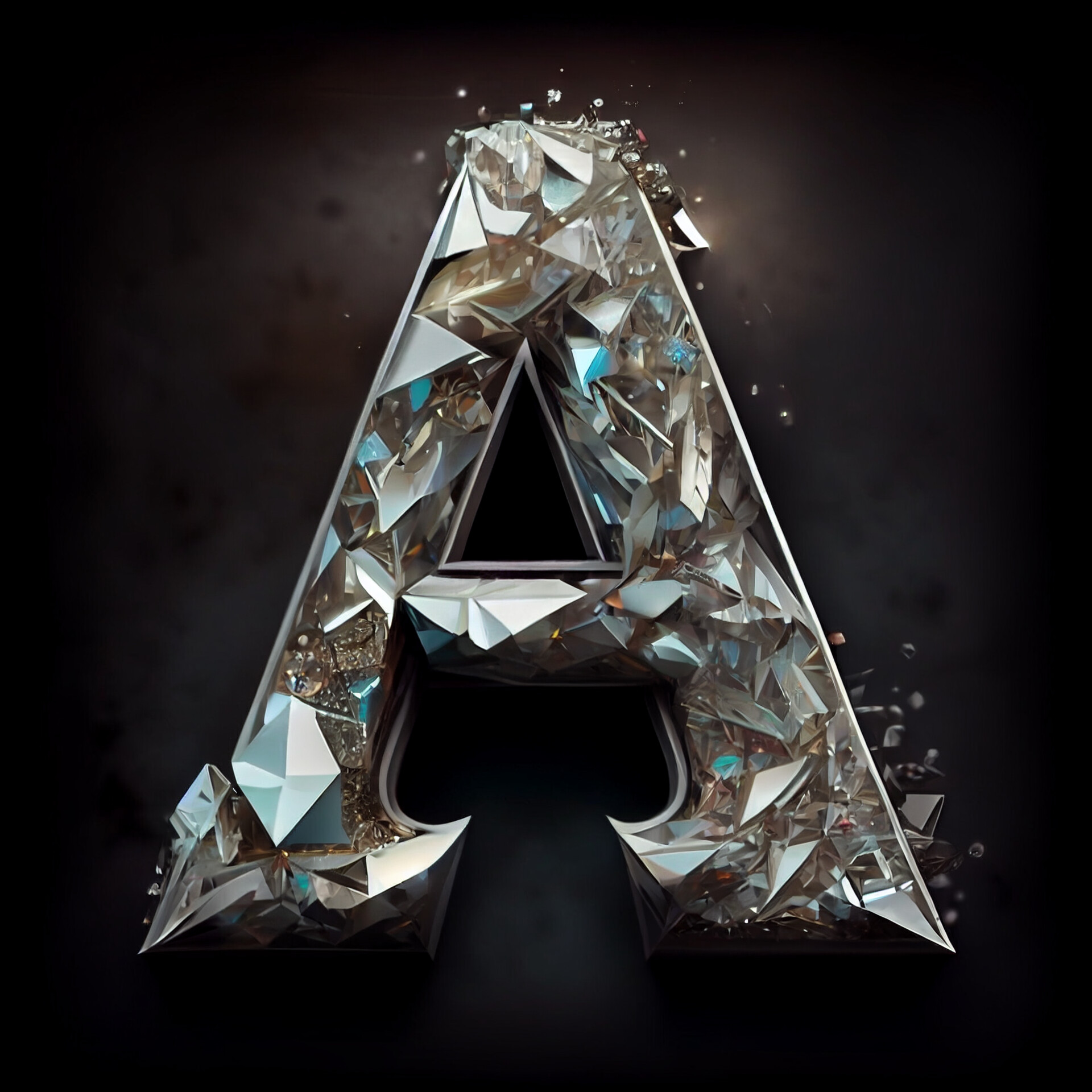 ArtStation - 3D Diamond Letters