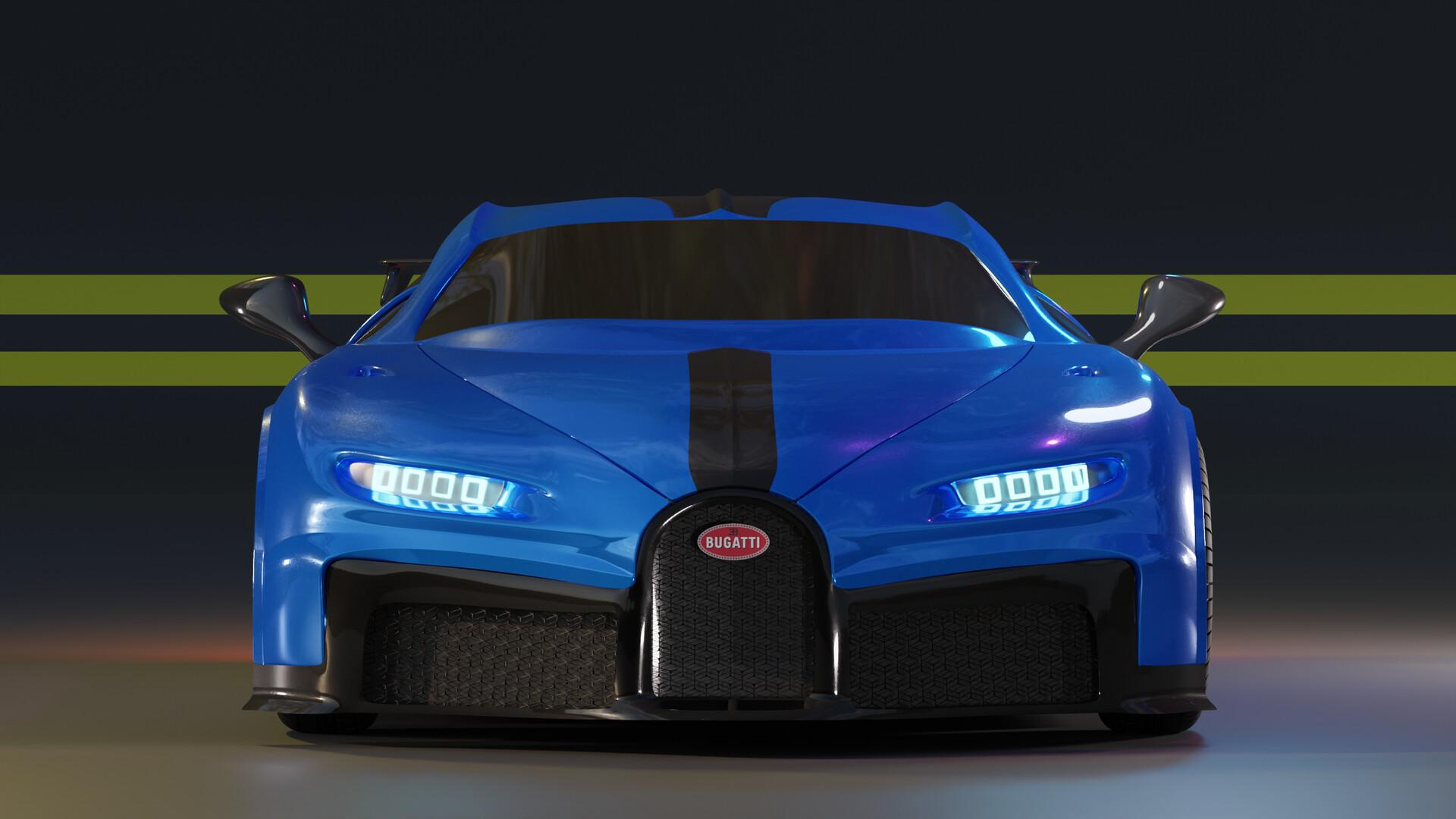 ArtStation - Bugatti Chiron Pur Sport 2020