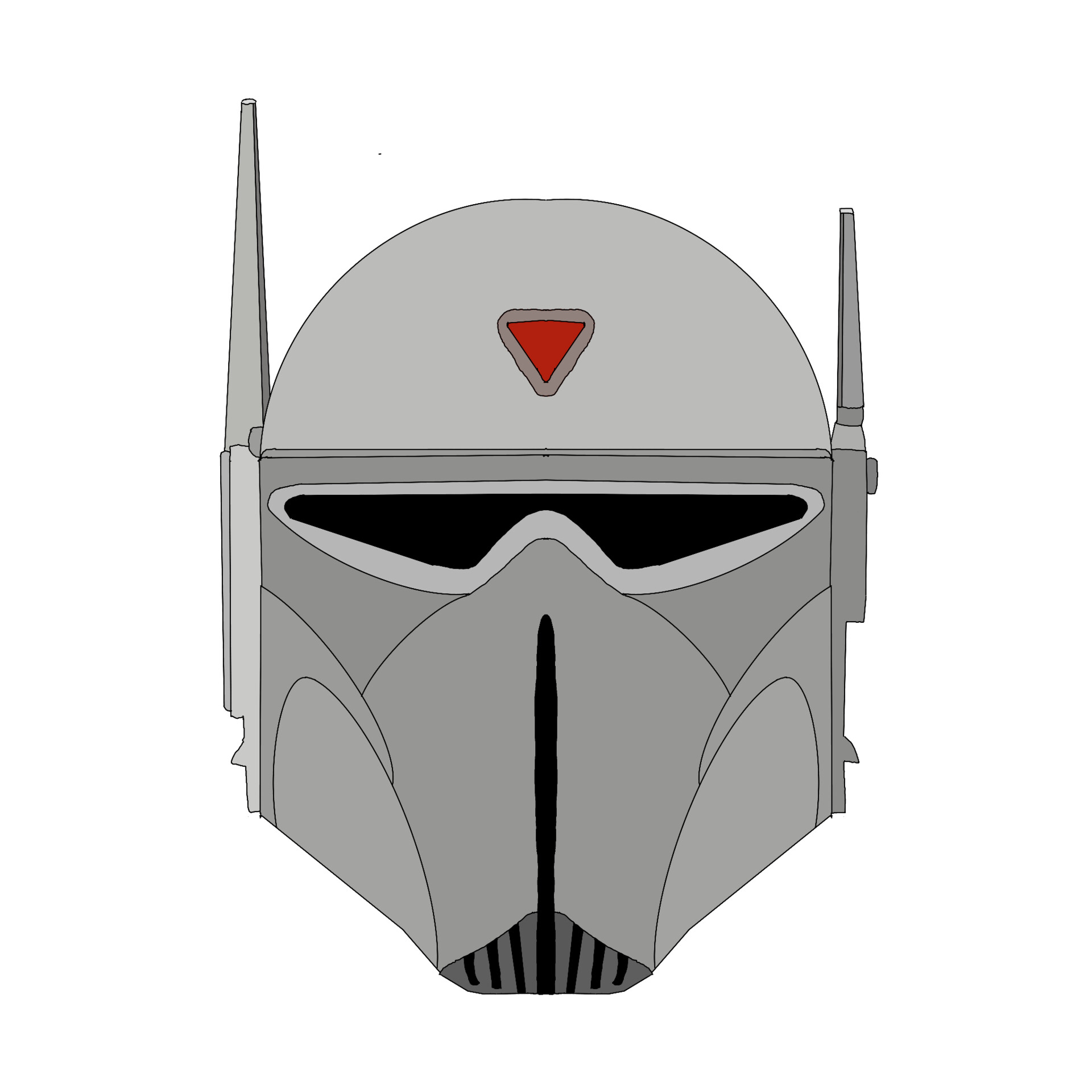 ArtStation - Imperial Super Commando Mandalorian Helmet