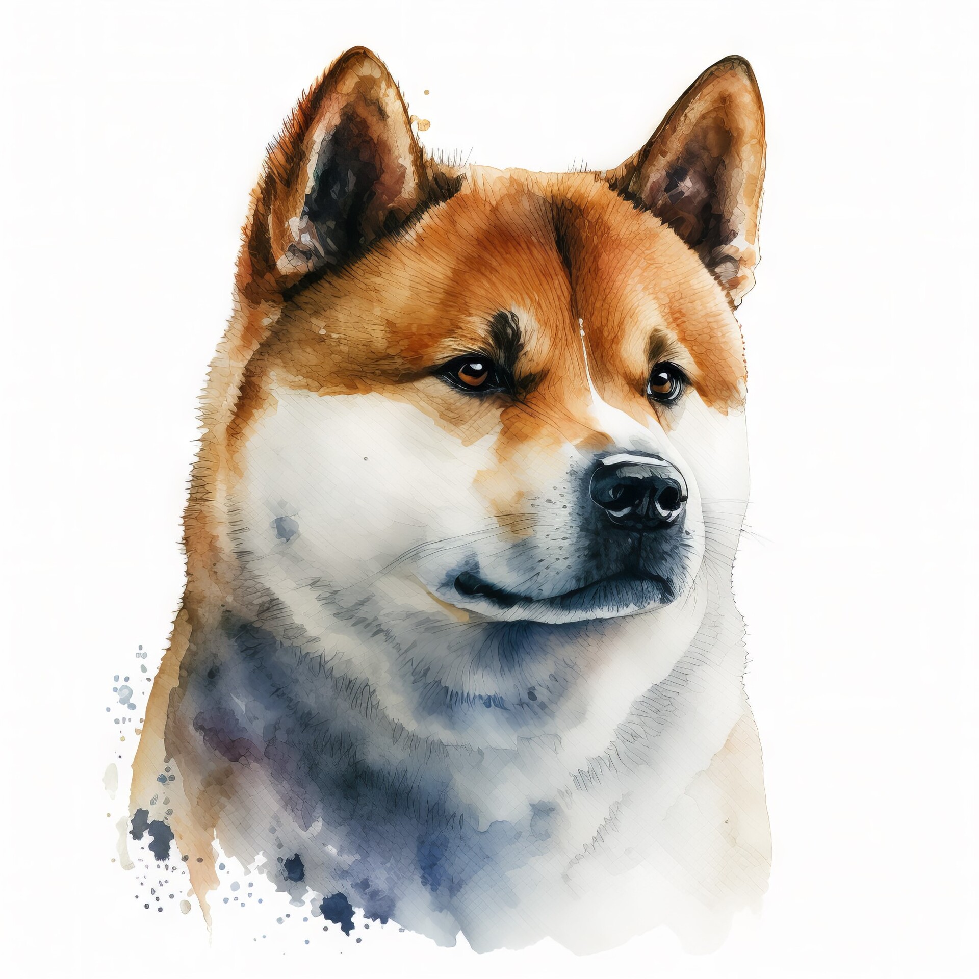 Akita painting sales